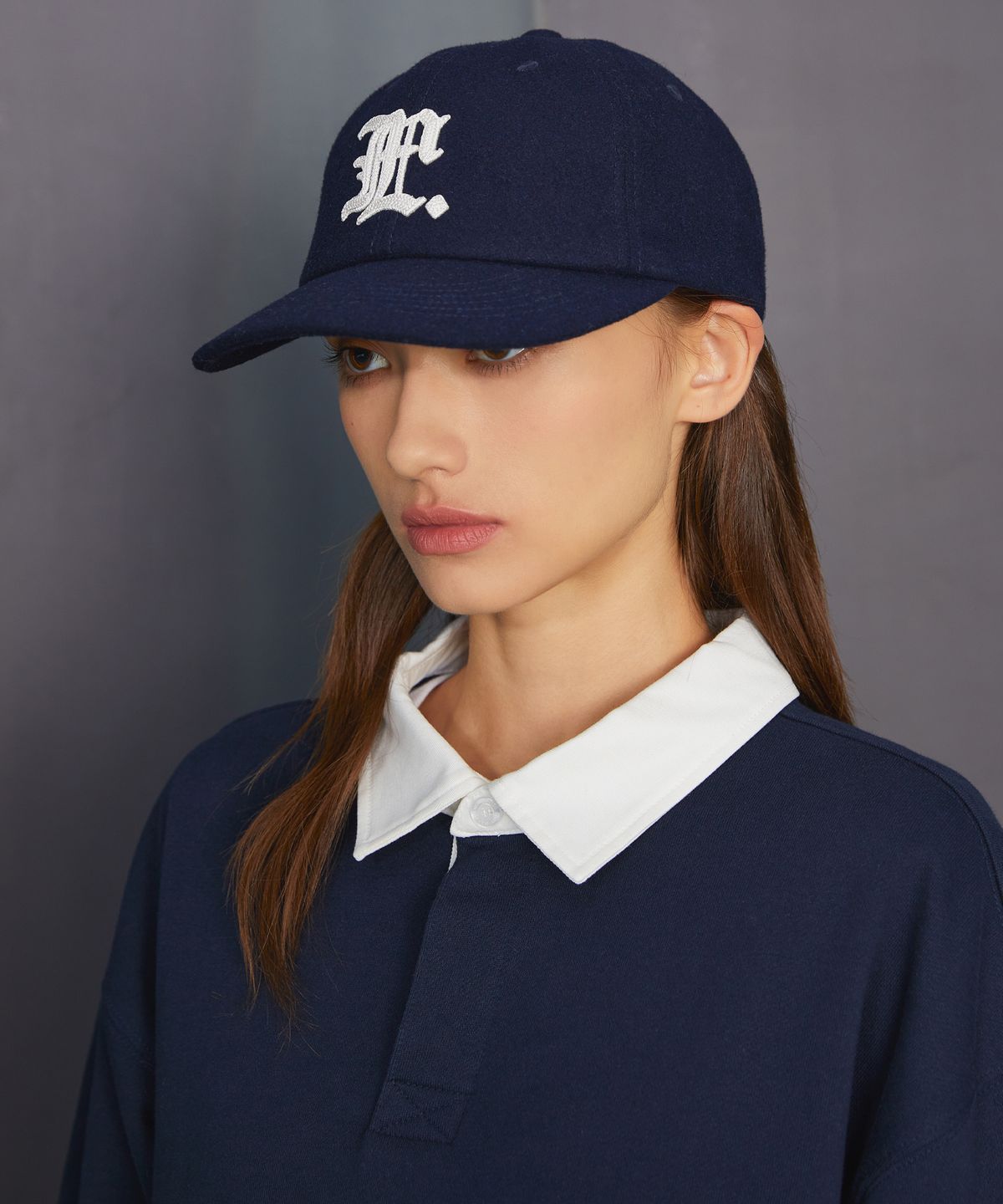 엘엠씨(LMC) GOTHIC WOOL 6PANEL CAP gray