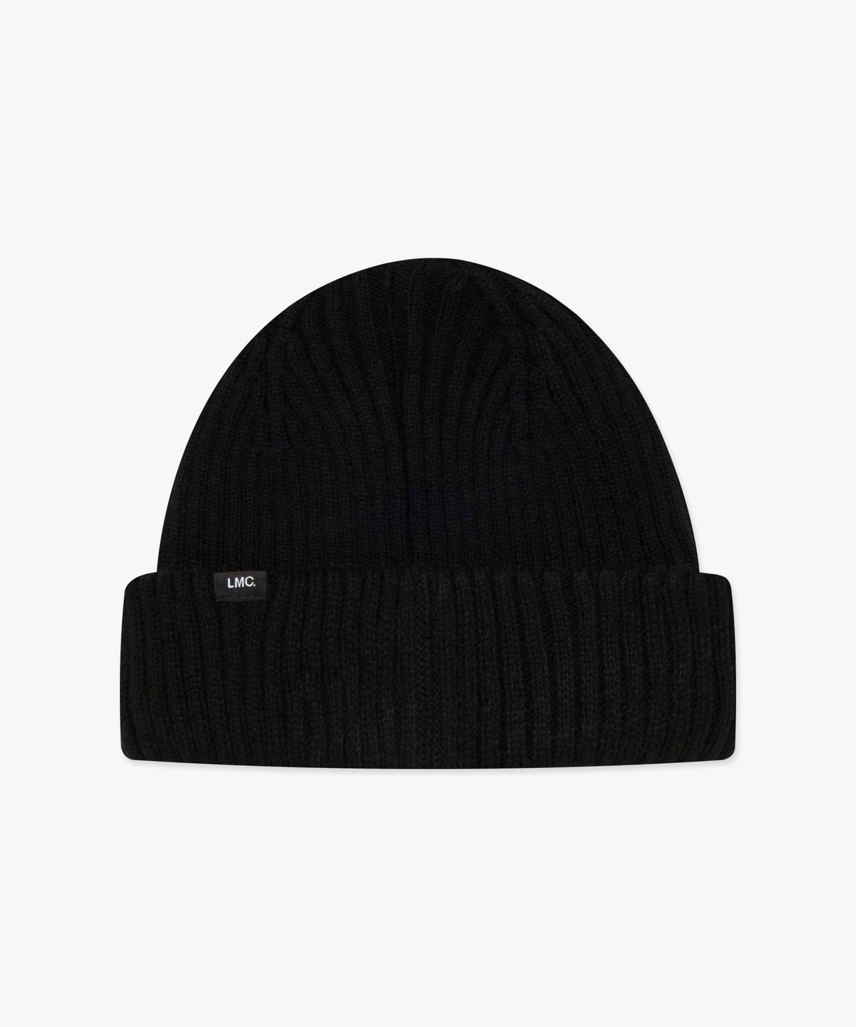 엘엠씨(LMC) SERIF NAME KNIT BEANIE black