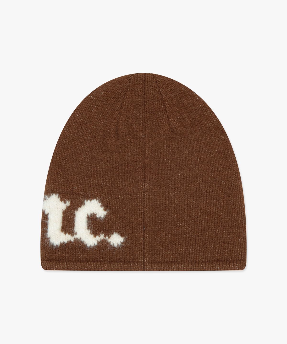 엘엠씨(LMC) GOTHIC NAME KNIT BEANIE brown
