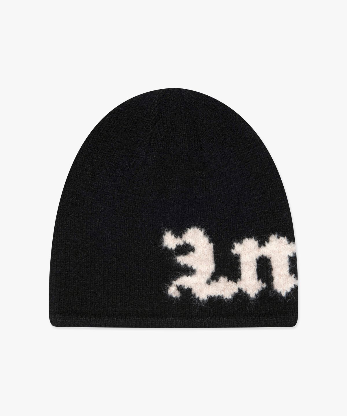 엘엠씨(LMC) GOTHIC NAME KNIT BEANIE black