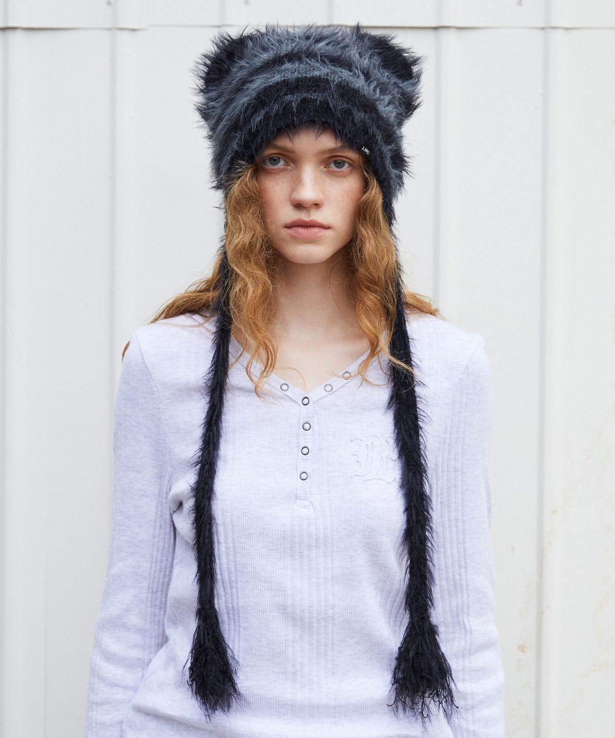 엘엠씨(LMC) TEDDY FLUFFY BEANIE charcoal