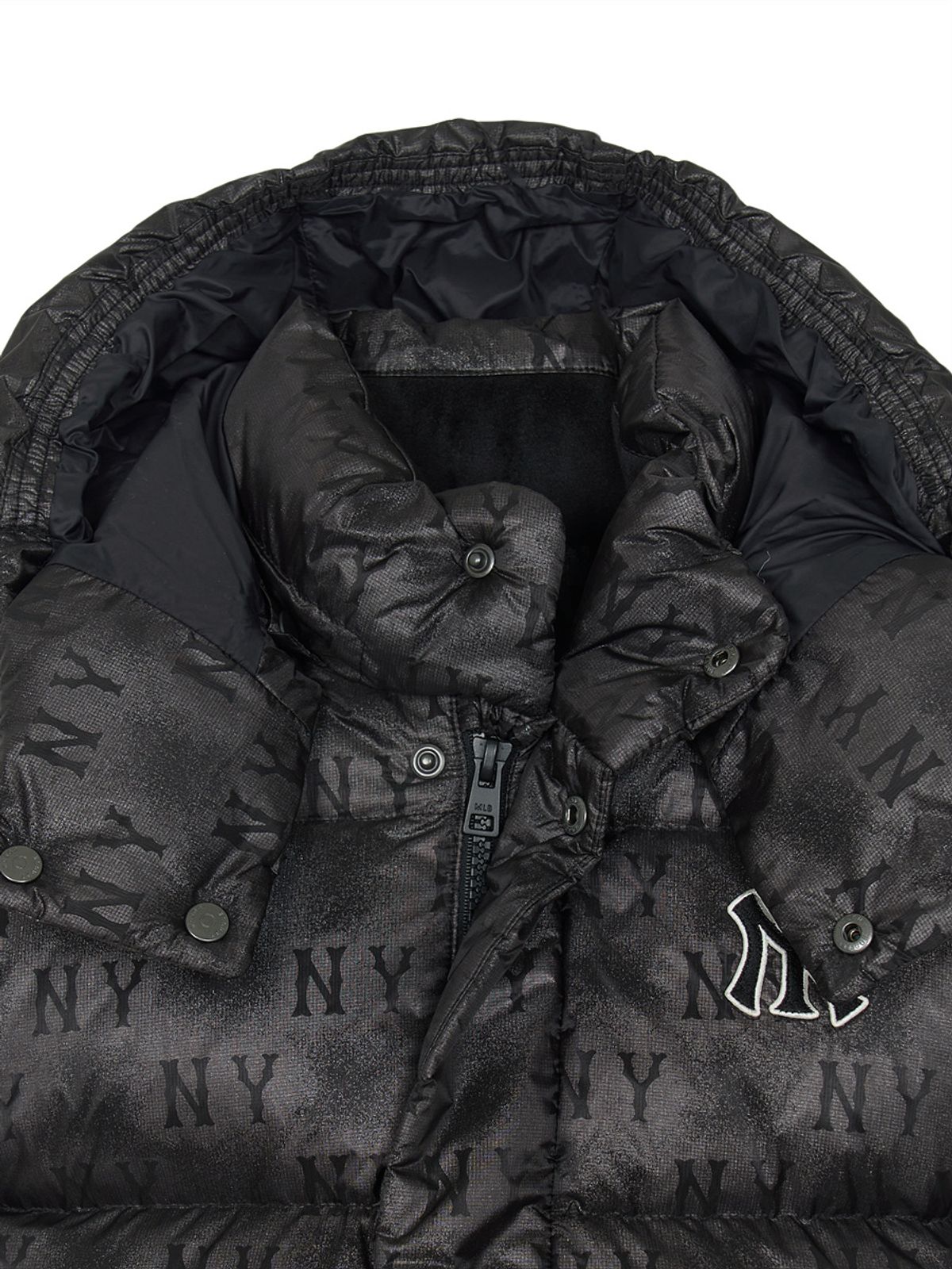 엠엘비 키즈(MLB KIDS) 모노그램 빈티지 DTP 숏 덕다운 NY (Black)