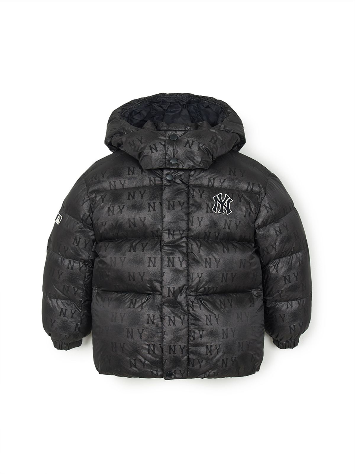 엠엘비 키즈(MLB KIDS) 모노그램 빈티지 DTP 숏 덕다운 NY (Black)