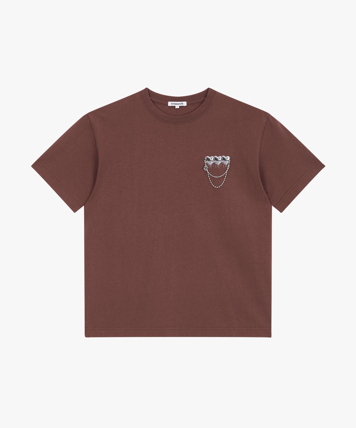 트리마치(TRIMARCH) Tri Heart T-shirt / Wine