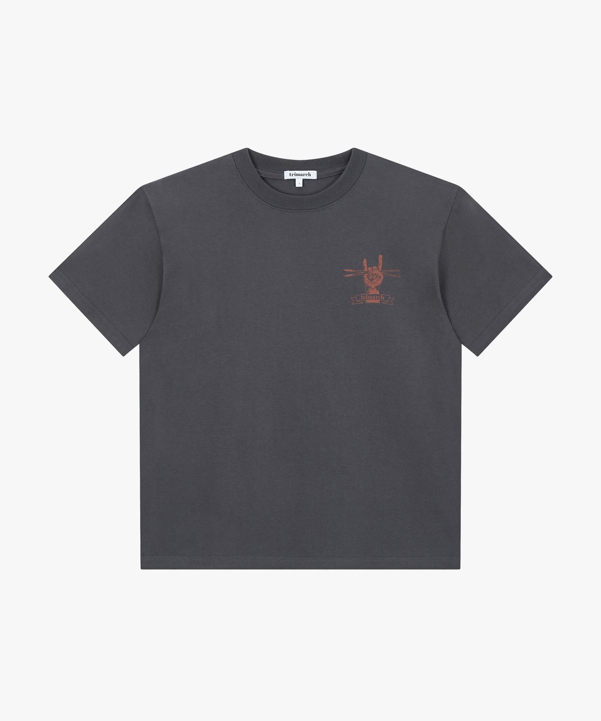 트리마치(TRIMARCH) Dumpling T-shirt / Charcoal