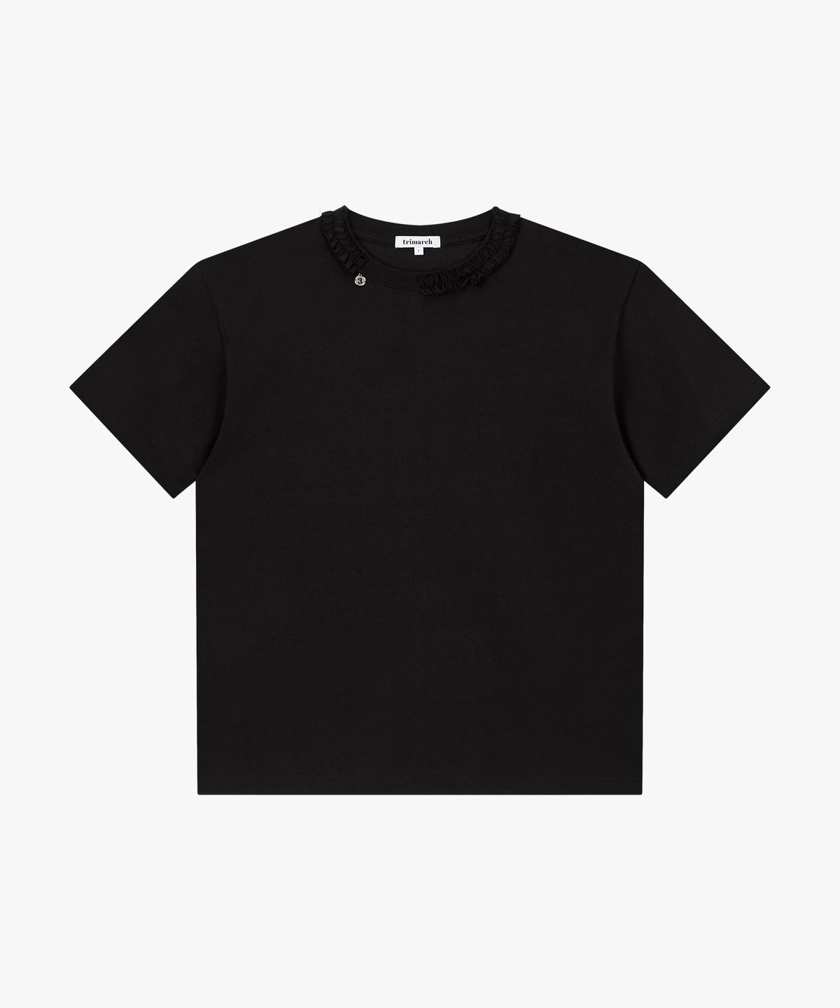트리마치(TRIMARCH) Rosette T-shirt / Black