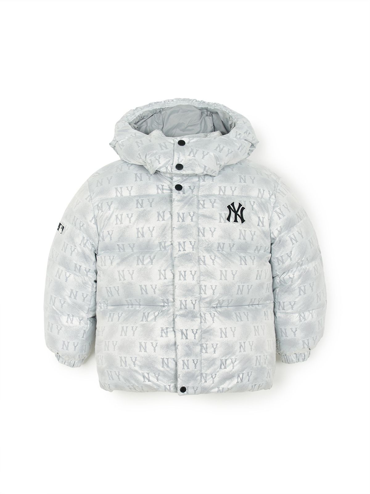 엠엘비 키즈(MLB KIDS) 모노그램 빈티지 DTP 숏 덕다운 NY (Silver)