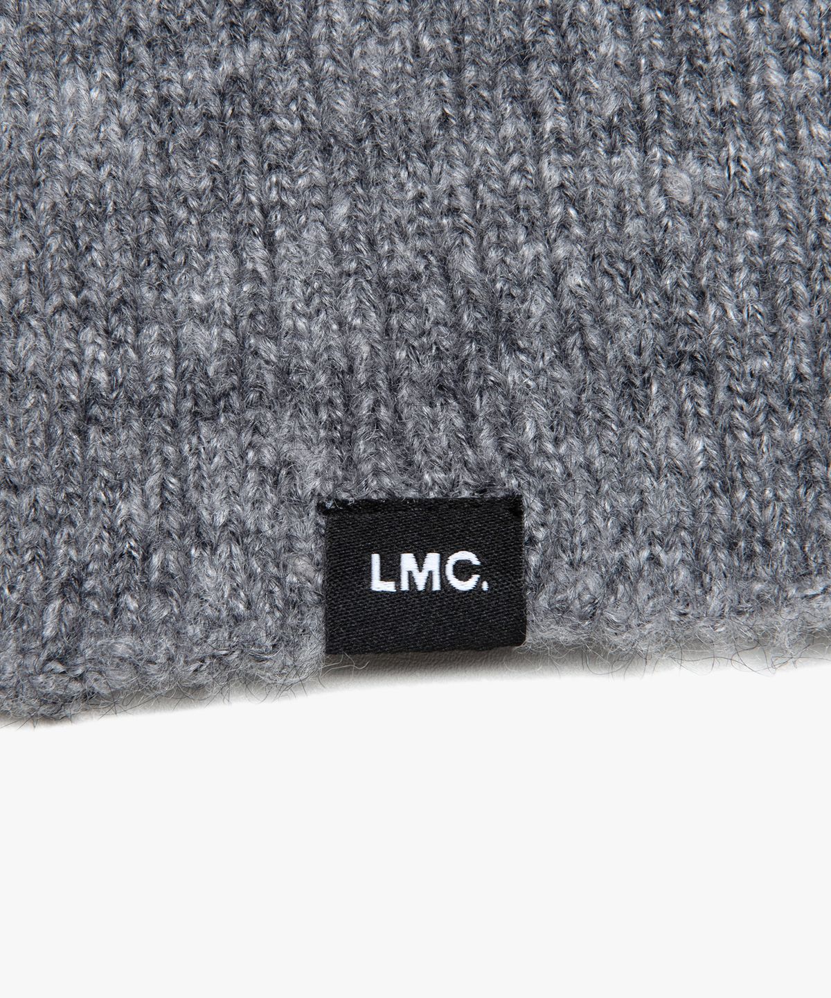 엘엠씨(LMC) EMB BEAR KNIT MUFFLER heather gray