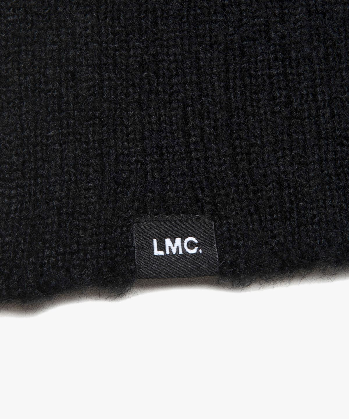 엘엠씨(LMC) EMB BEAR KNIT MUFFLER black