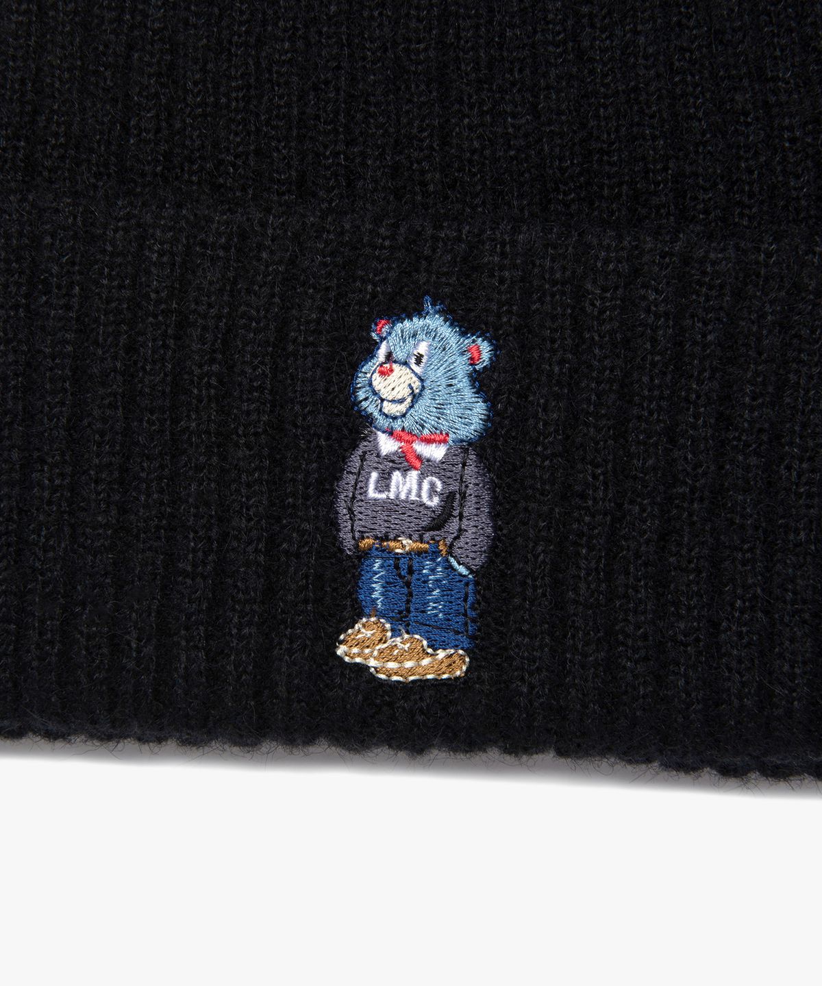 엘엠씨(LMC) EMB BEAR KNIT BEANIE black