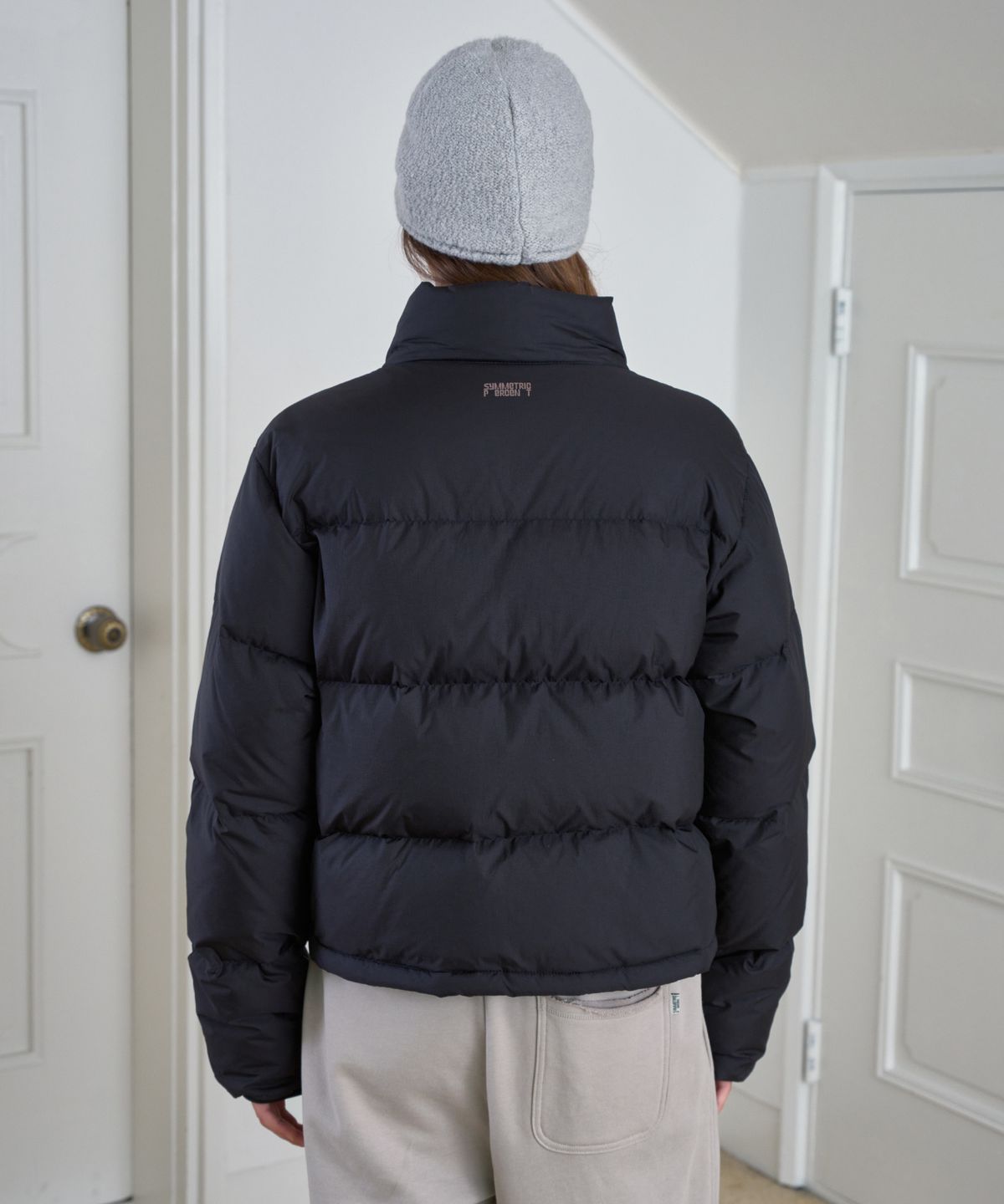 시메트릭 퍼센트(SYMMETRICPERCENT) Ripstop Goose Down Puffer / Black