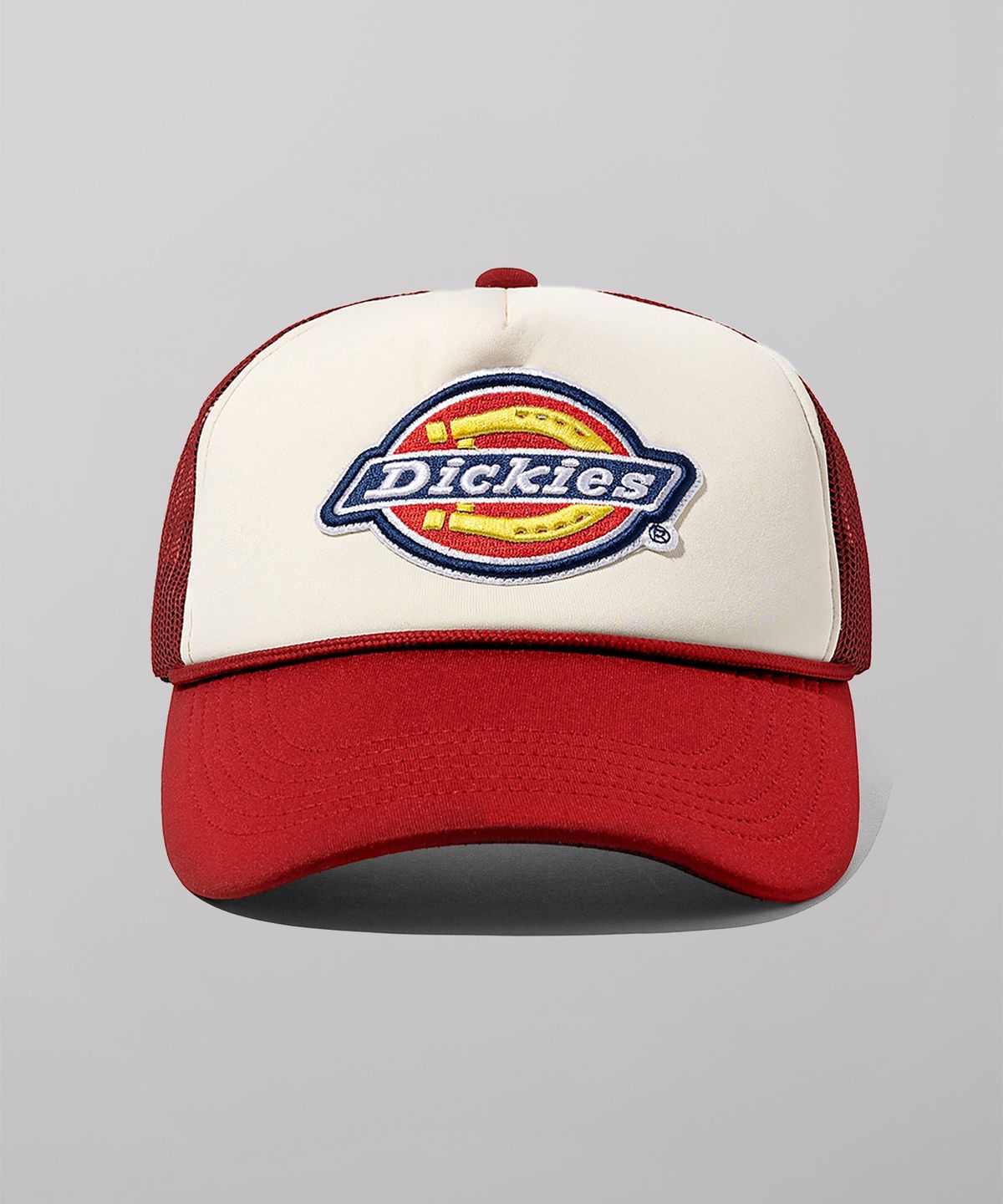 디키즈(DICKIES) 트리 로고 트러커 메쉬 캡 Red