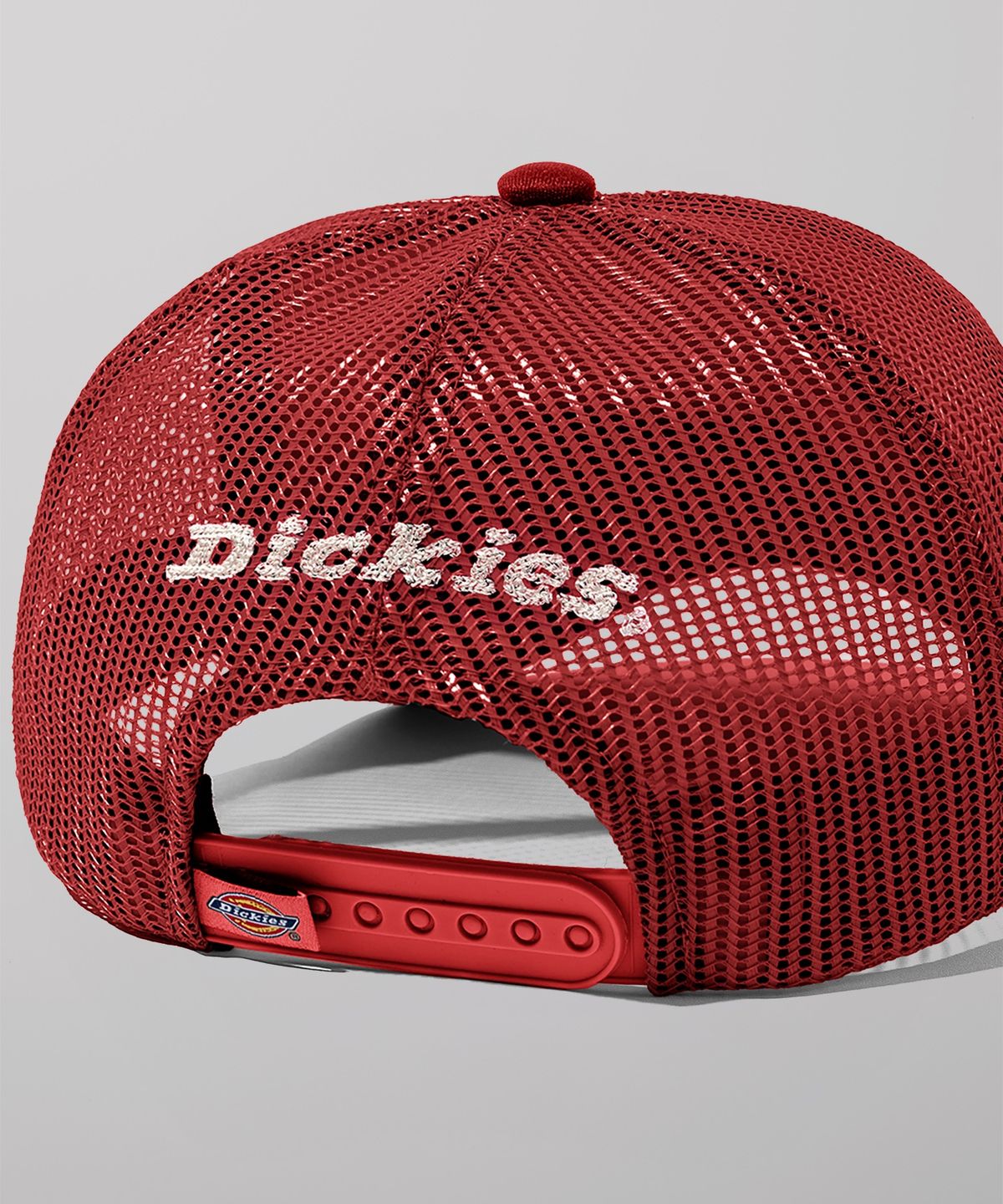 디키즈(DICKIES) 트리 로고 트러커 메쉬 캡 Red