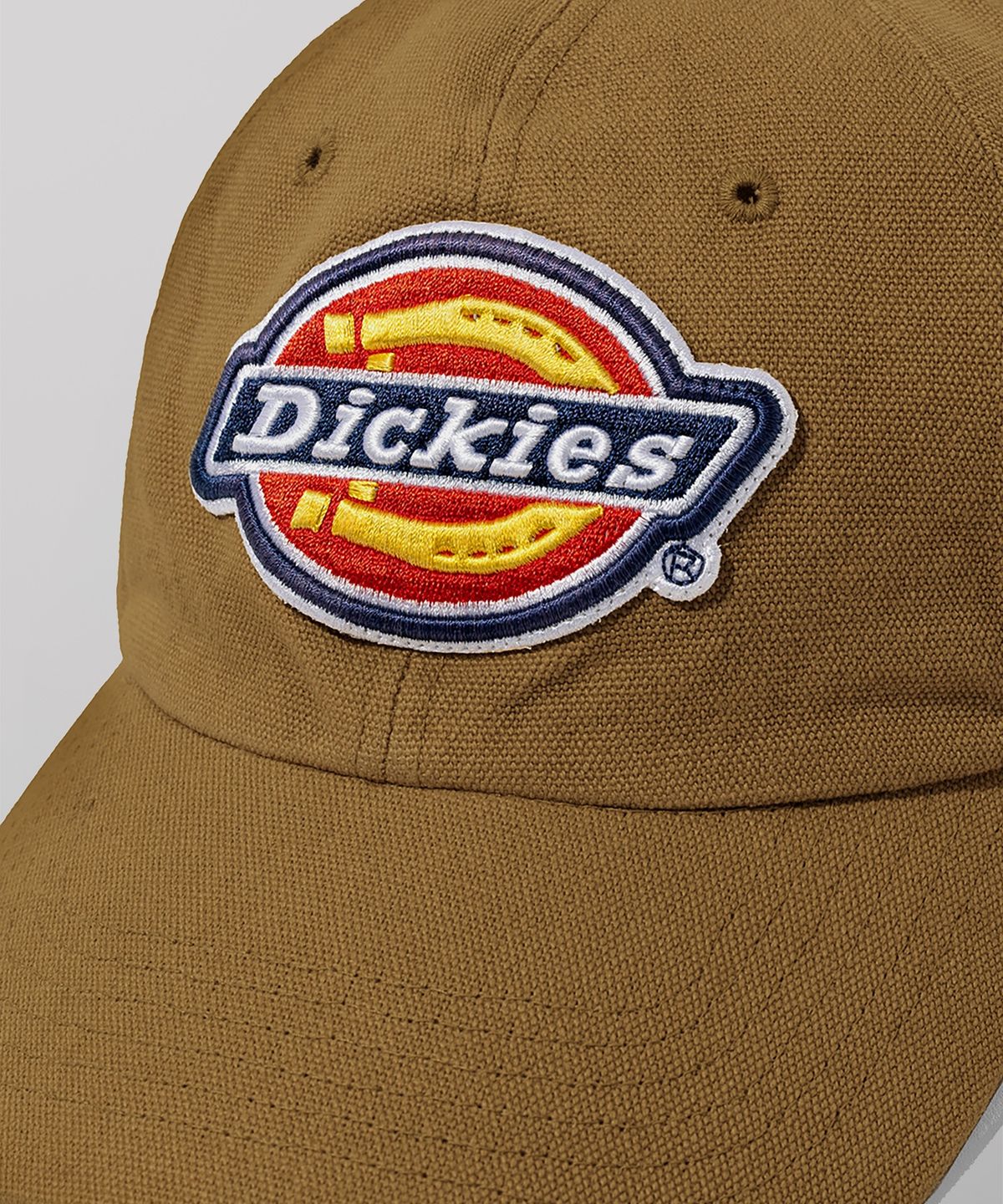 디키즈(DICKIES) 빅로고 워시드 볼캡 Brown