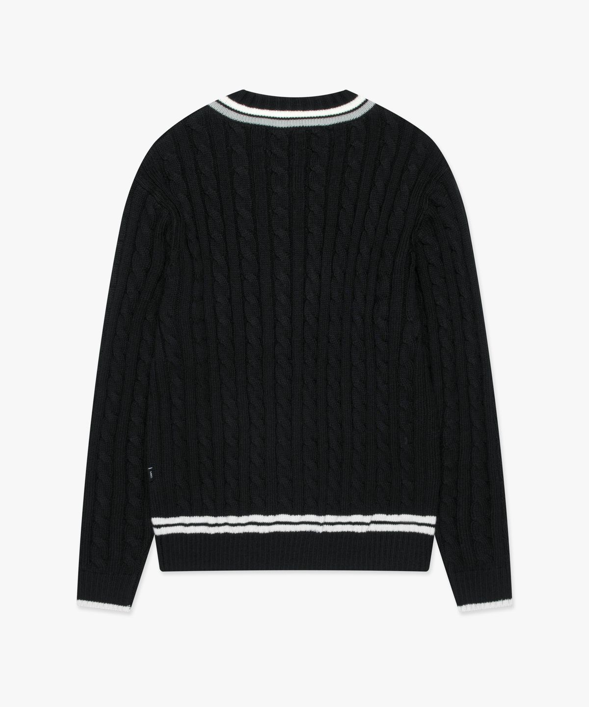 엘엠씨(LMC) GOTHIC CABLE TENNIS KNIT black