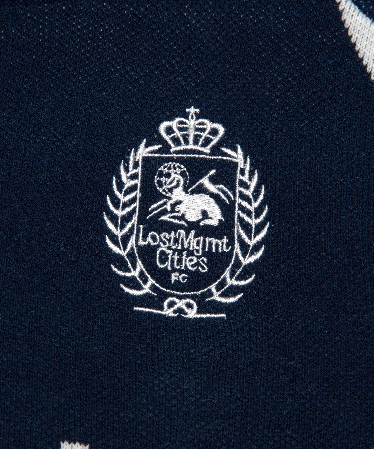 엘엠씨(LMC) LMCAPITAL SOCCER KNIT SWEATER navy
