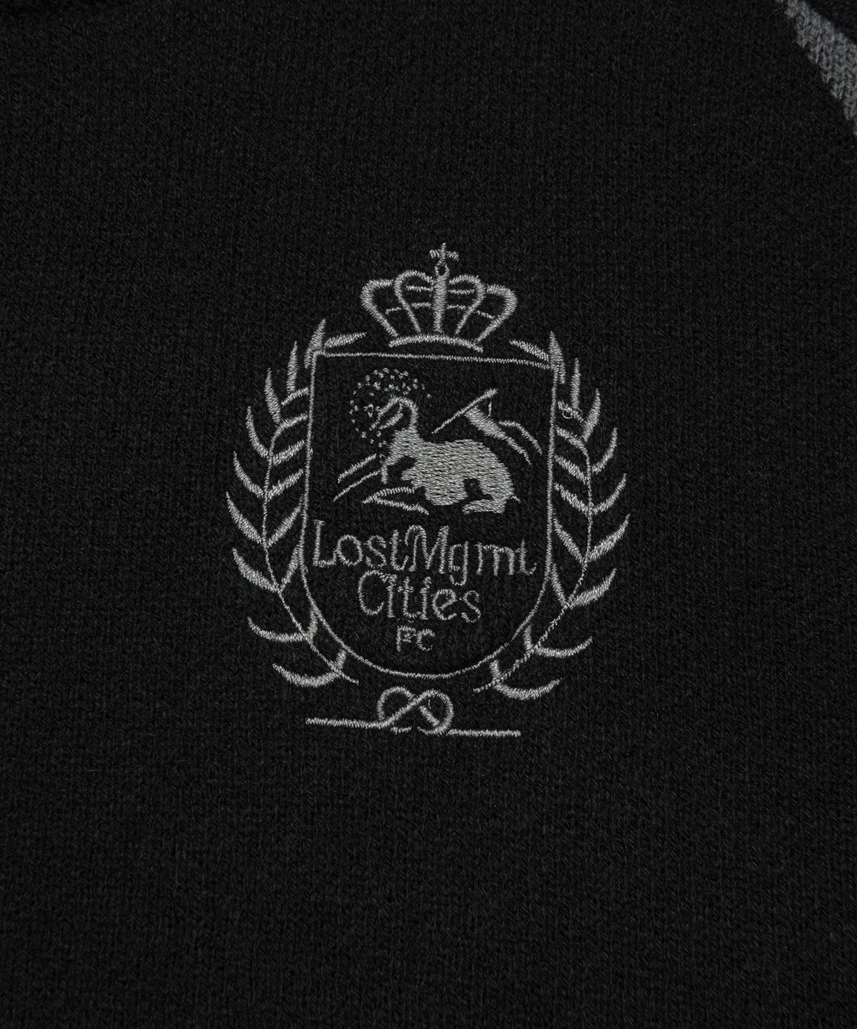 엘엠씨(LMC) LMCAPITAL SOCCER KNIT SWEATER black