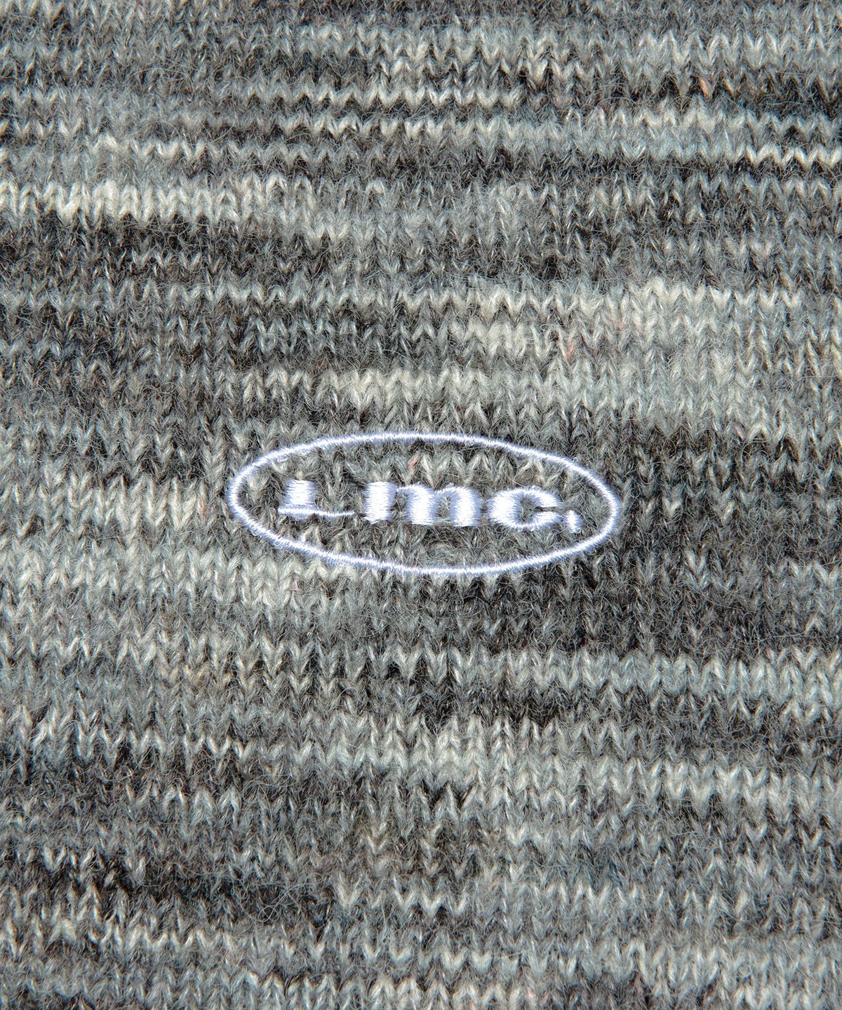 엘엠씨(LMC) OVAL MULTI COLOR KNIT black