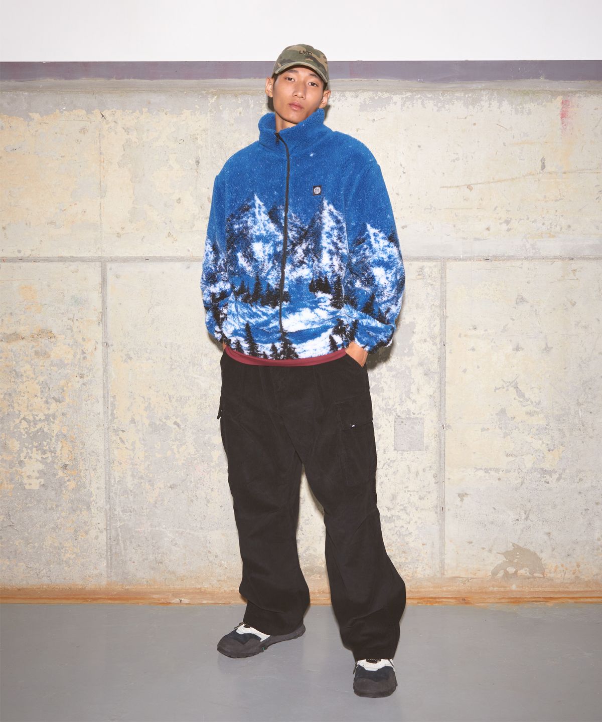 엘엠씨(LMC) CORDUROY WIDE CARGO PANTS ivory