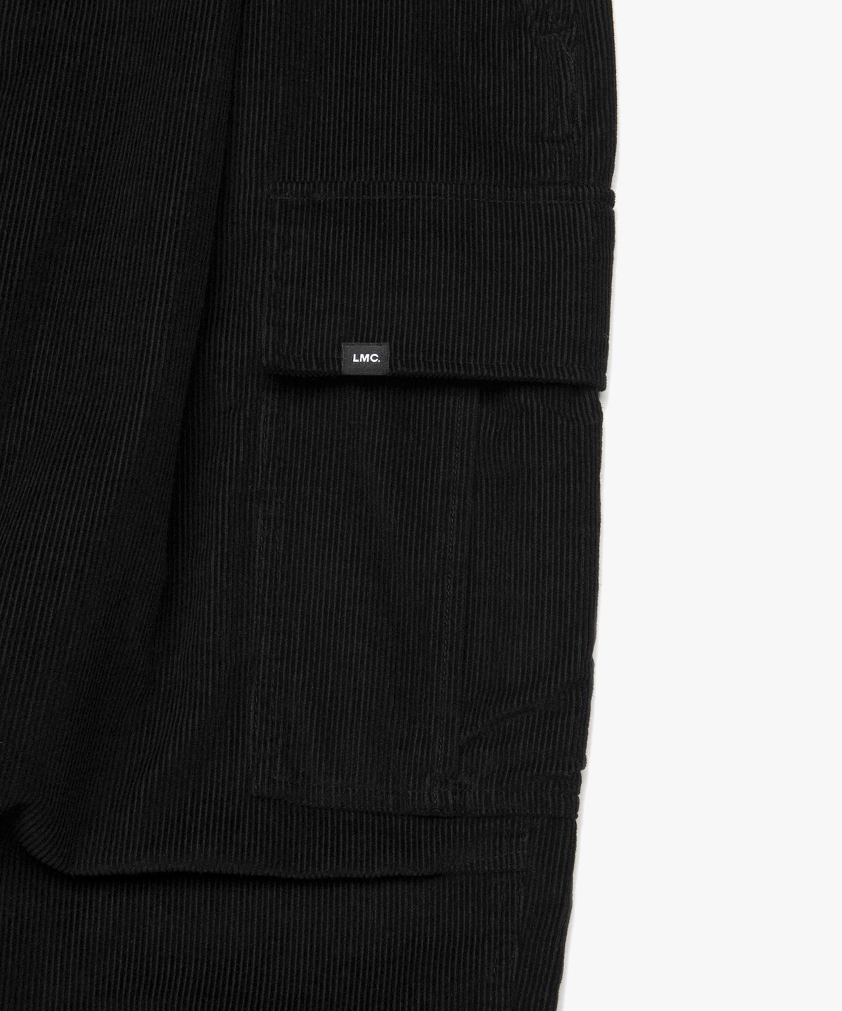엘엠씨(LMC) CORDUROY WIDE CARGO PANTS black