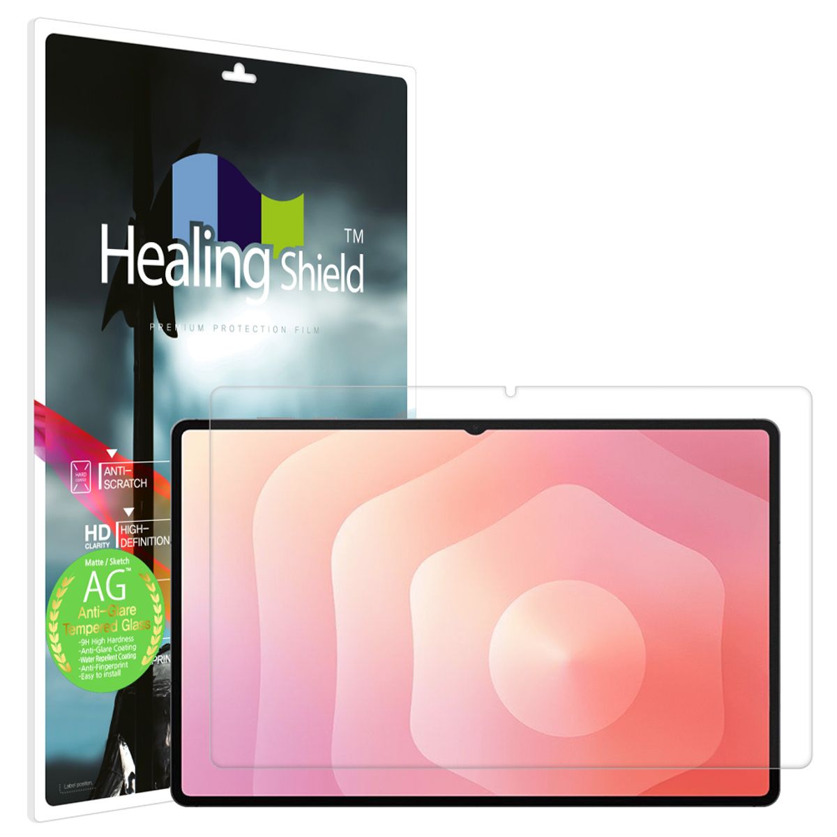 힐링쉴드(HEALINGSHIELD) 갤럭시탭S11 울트라 저반사 강화유리필름