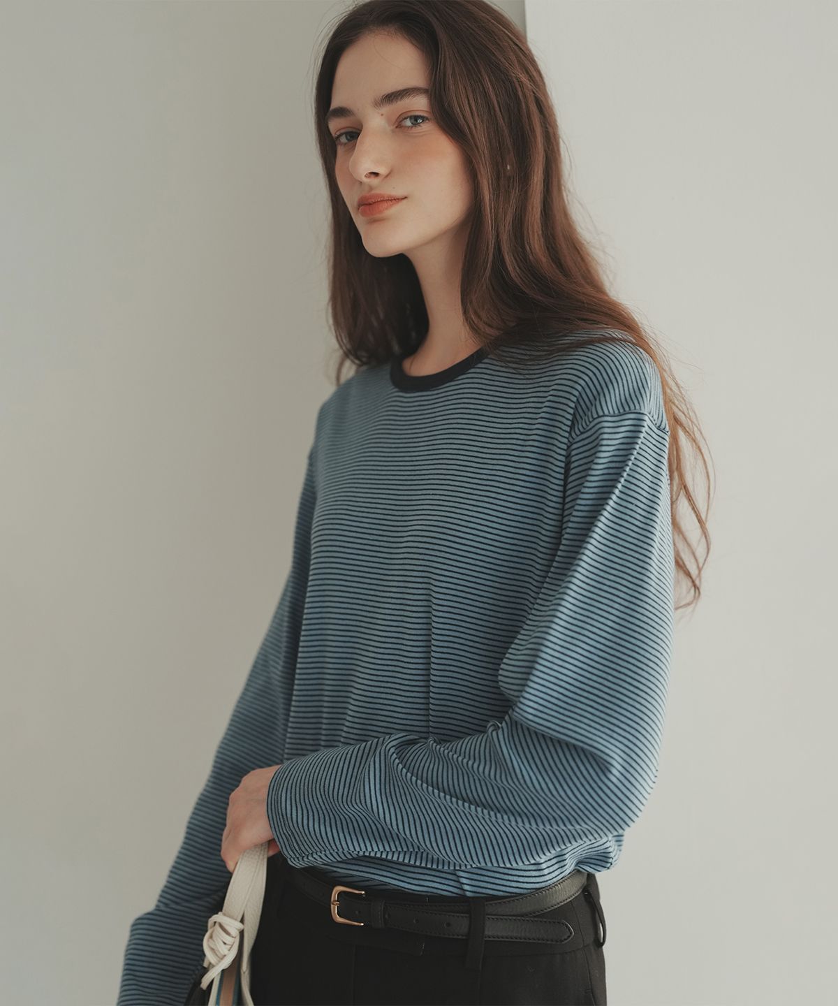 로브로브(LOVLOV) SOFT STRIPE TEE