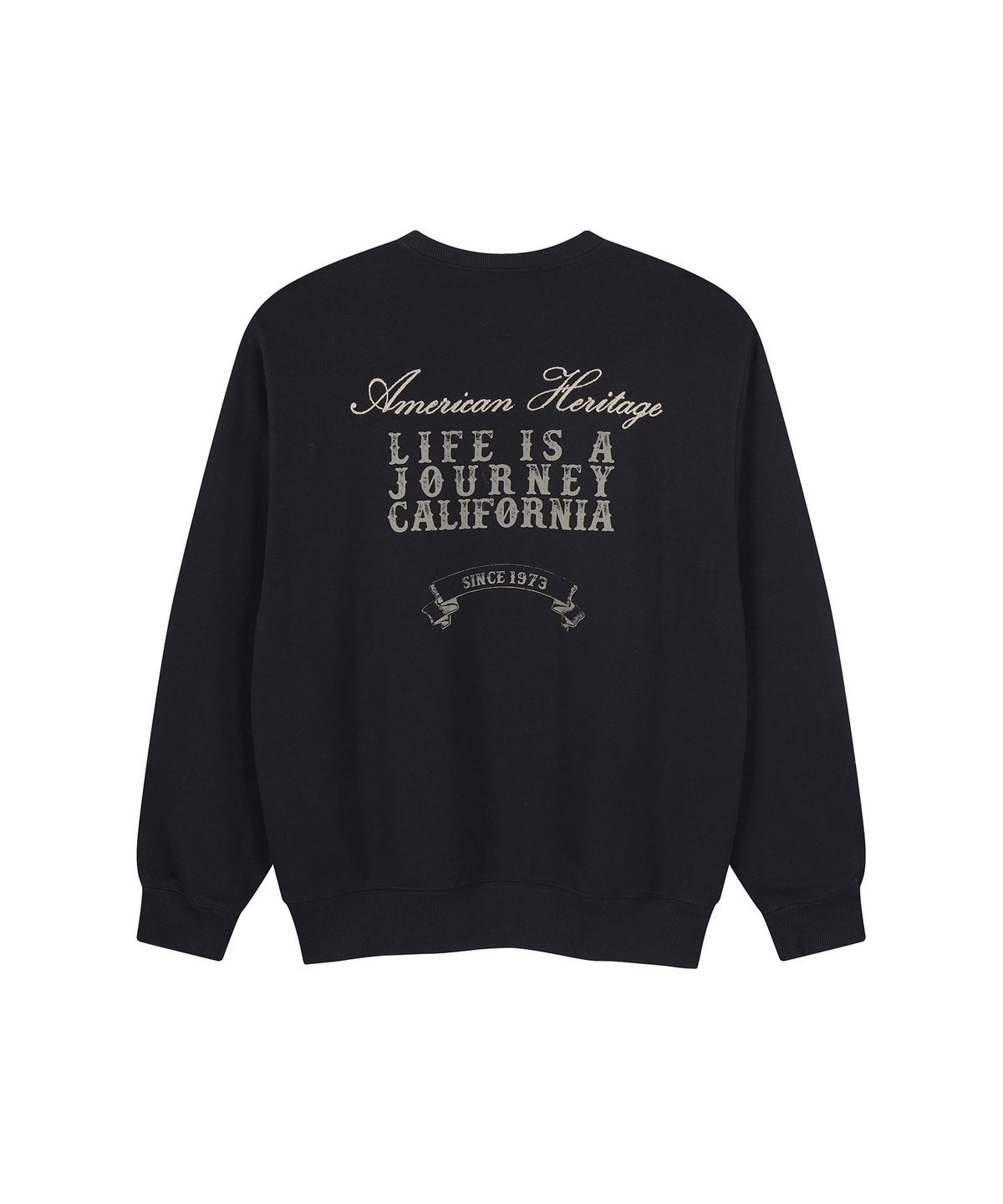 아웃도어 프로덕츠(OUTDOOR PRODUCTS) AMERICAN HERITAGE SWEAT SHIRTS (BLACK)