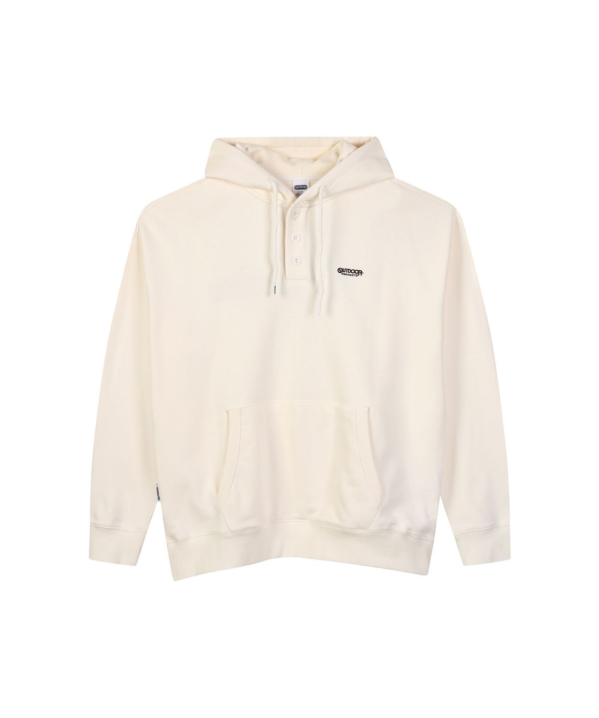아웃도어 프로덕츠(OUTDOOR PRODUCTS) HALF-OPEN SWEAT HOODIE (IVORY)