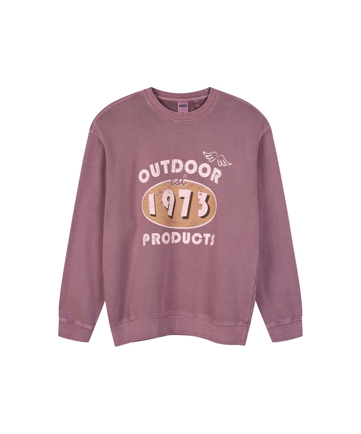 아웃도어 프로덕츠(OUTDOOR PRODUCTS) 1973 GRAPHIC SWEATSHIRT (PINK)