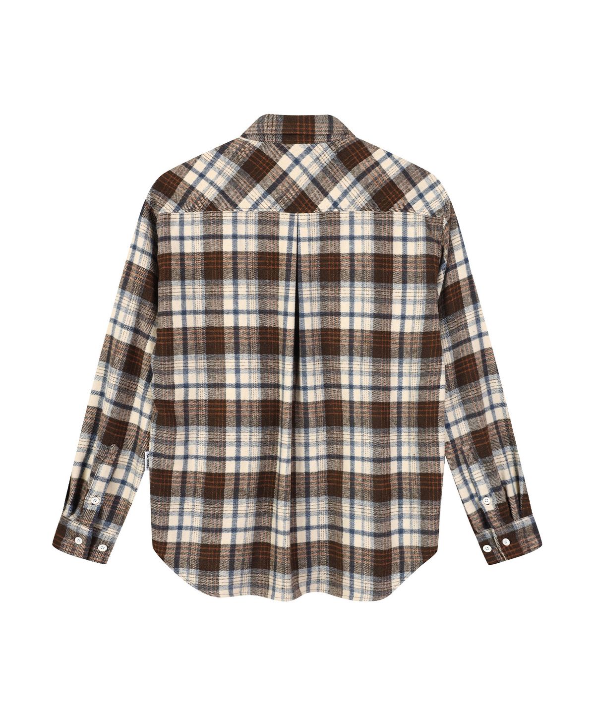 아웃도어 프로덕츠(OUTDOOR PRODUCTS) FLANNEL ANGLE POCKET CHECK SHIRT (BLUE)