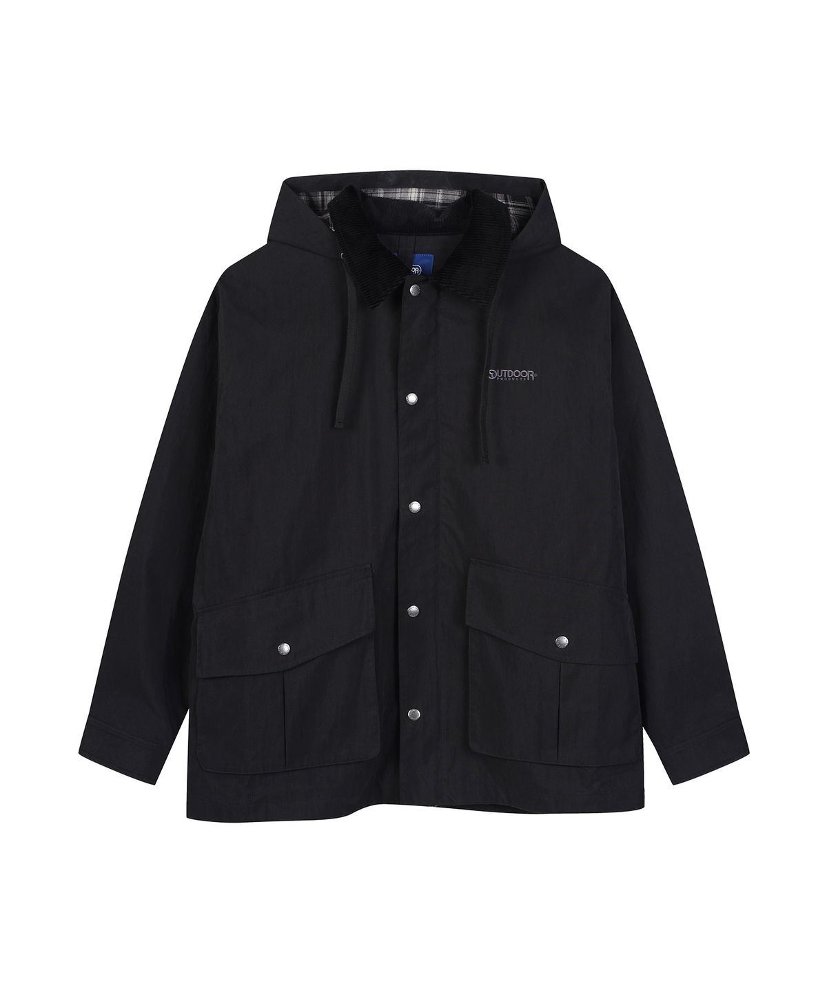 아웃도어 프로덕츠(OUTDOOR PRODUCTS) MULTI POCKET HOOD JACKET (BLACK)