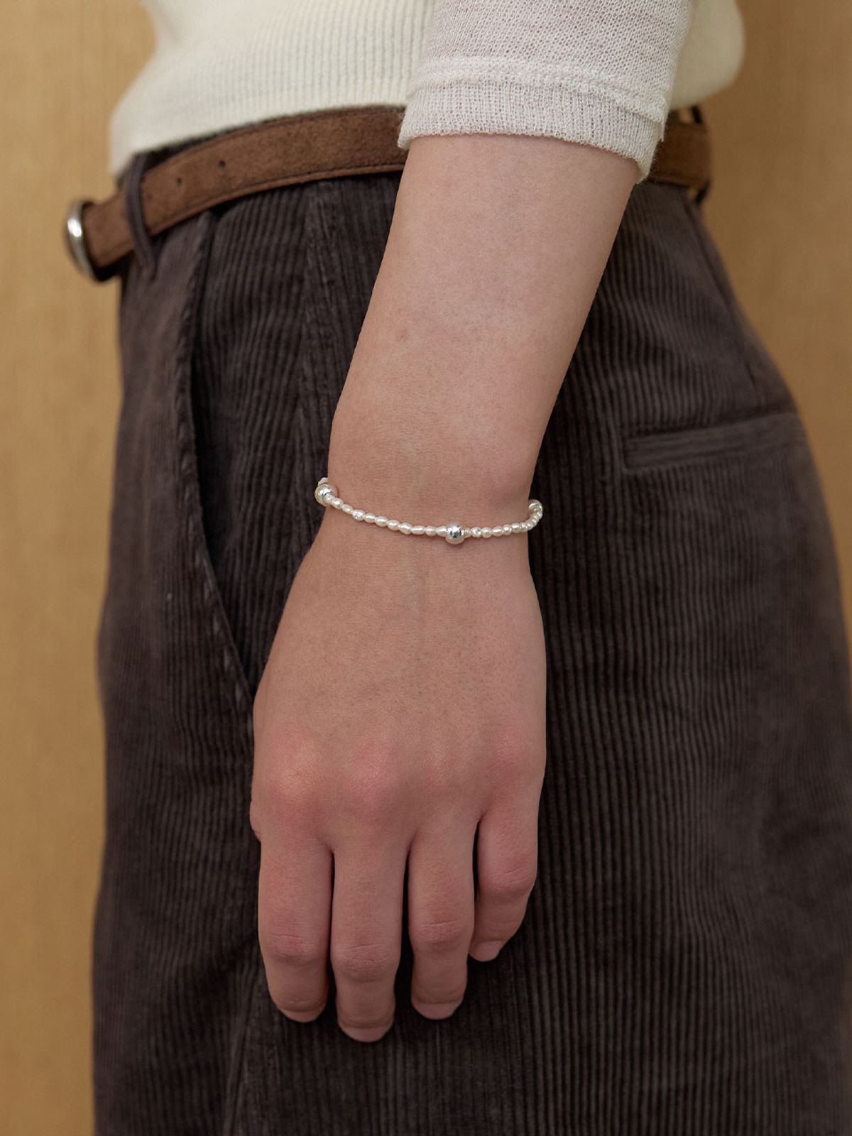 러브미몬스터(LOVE ME MONSTER) Black & White Bracelet (L253MBC030)