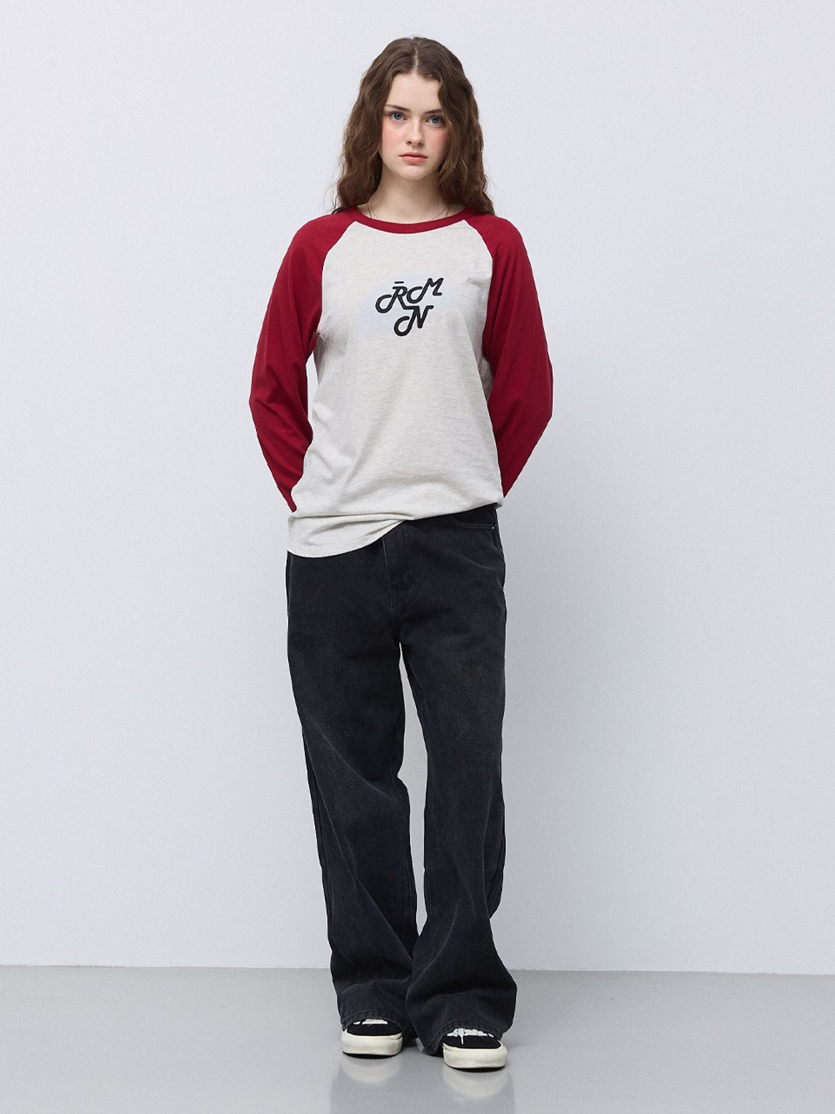 알엠알엔(RMRN) TWO BUTTON WIDE DENIM