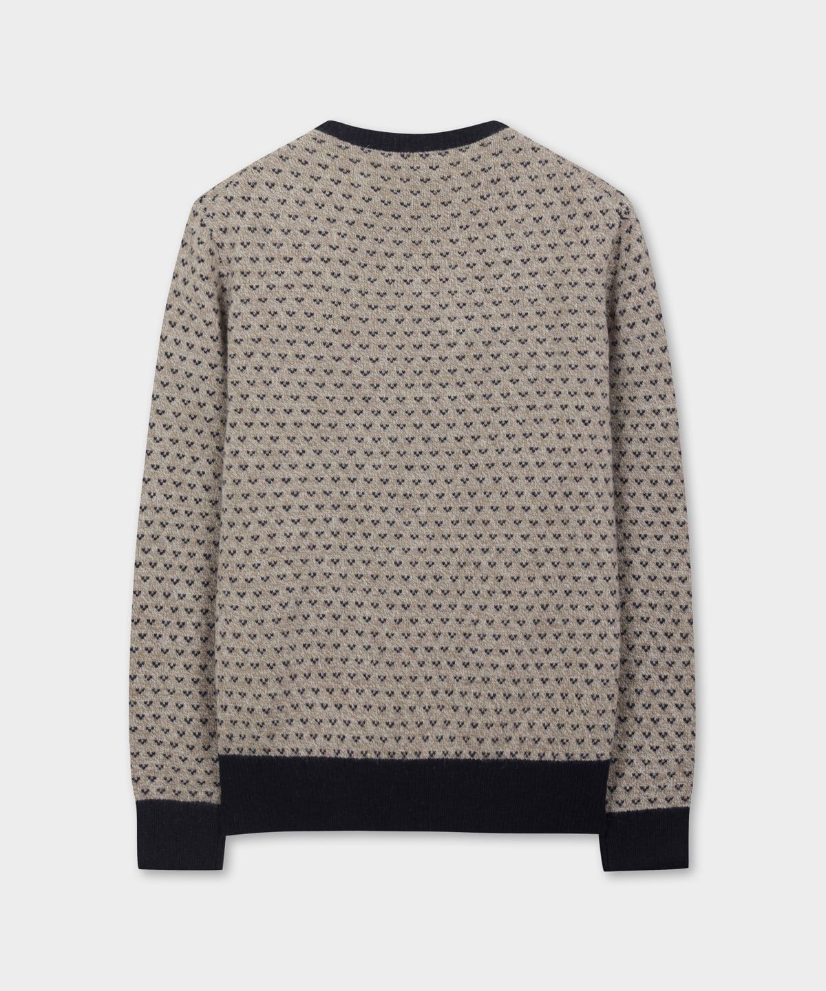 브룩스 브라더스(BROOKS BROTHERS) 울 아카이브 무스 크루넥 스웨터 (네이비) (BBWRMFF401)