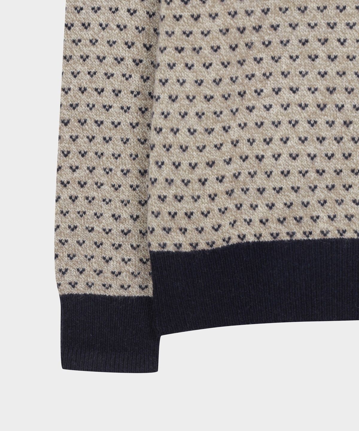 브룩스 브라더스(BROOKS BROTHERS) 울 아카이브 무스 크루넥 스웨터 (네이비) (BBWRMFF401)