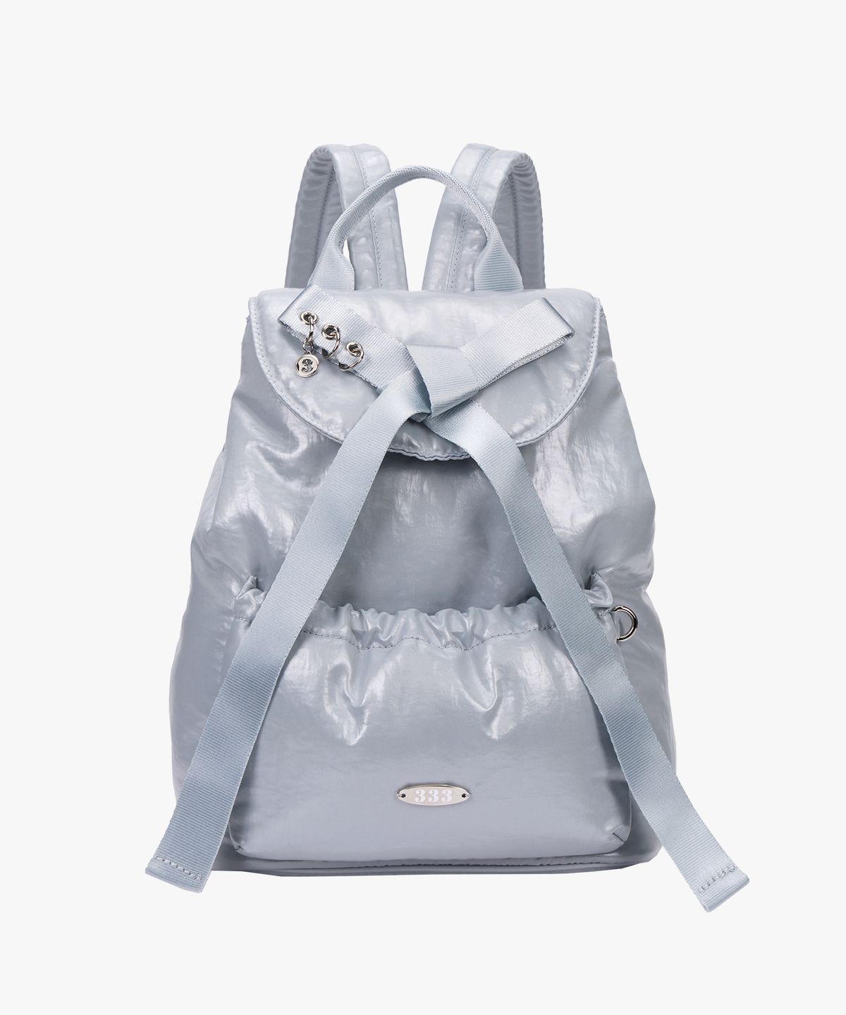 트리마치(TRIMARCH) Puffy Bow Backpack / Light Blue