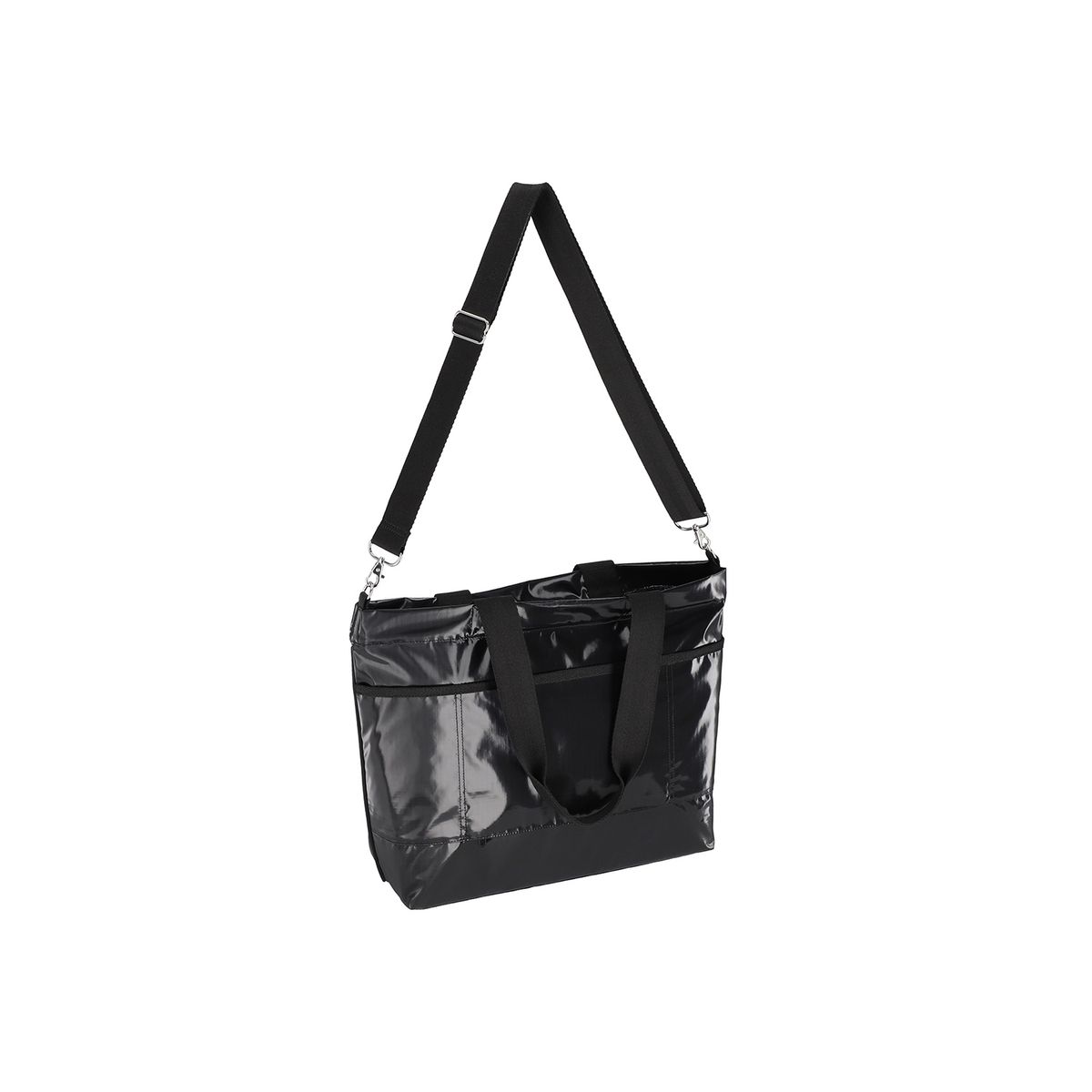 레스포색(LESPORTSAC) 캐리올 집 토트 블랙 샤인 [2925.M135]