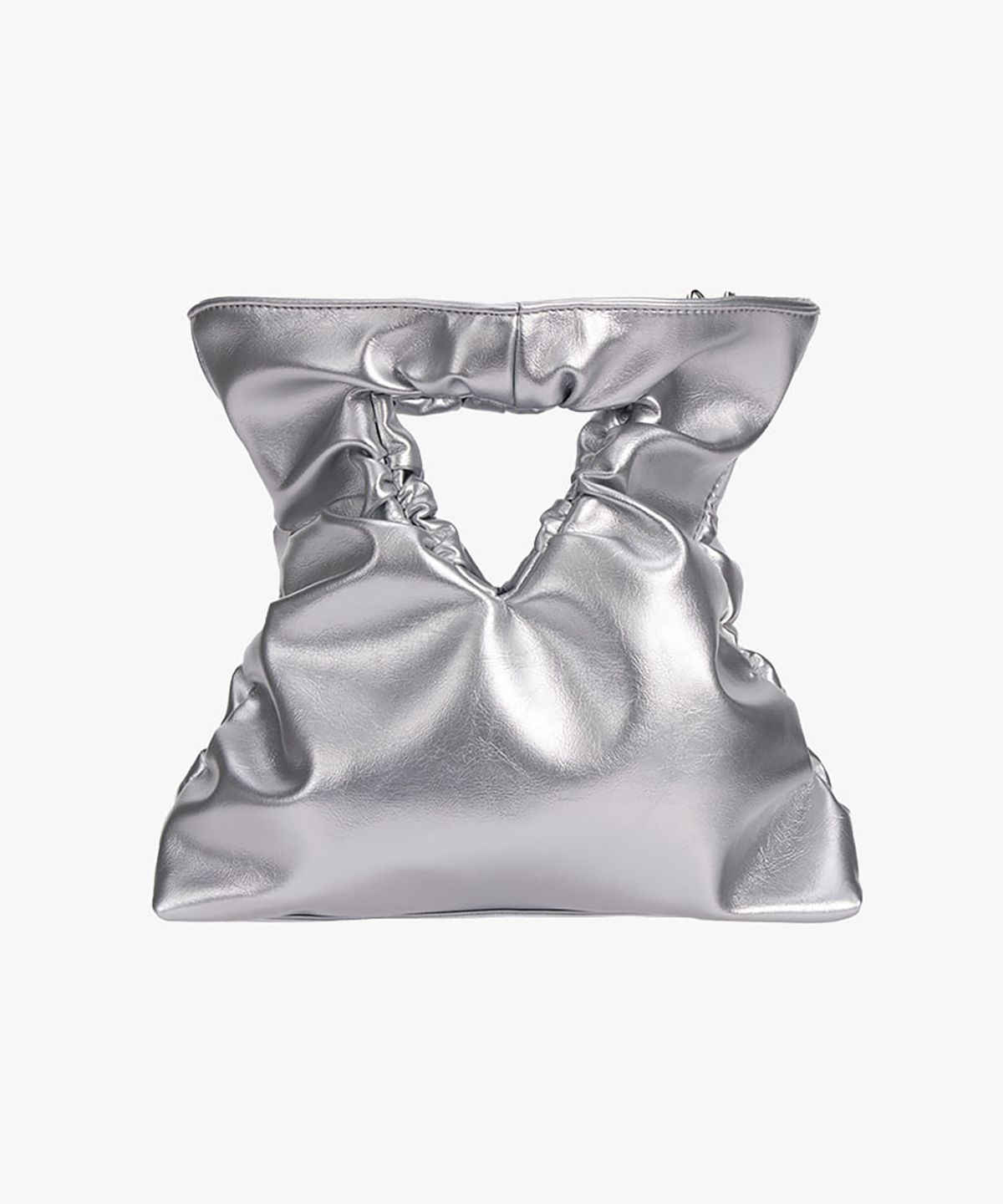 트리마치(TRIMARCH) Scrunchie Tote Bag / Silver