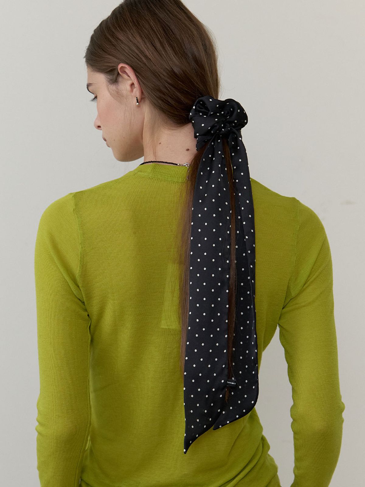 러브미몬스터(LOVE ME MONSTER) Dot Satin Two-Way Scarf_2COL (L253MSF020)