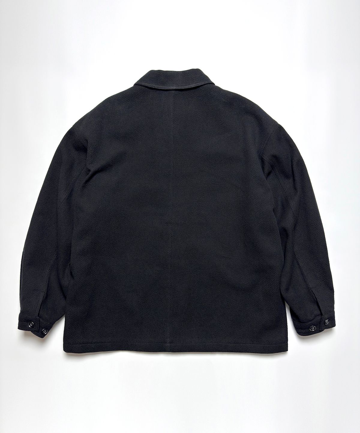 시티스트리트(CITY STREET) SASHIKO FRENCH WORK JACKET - BLACK