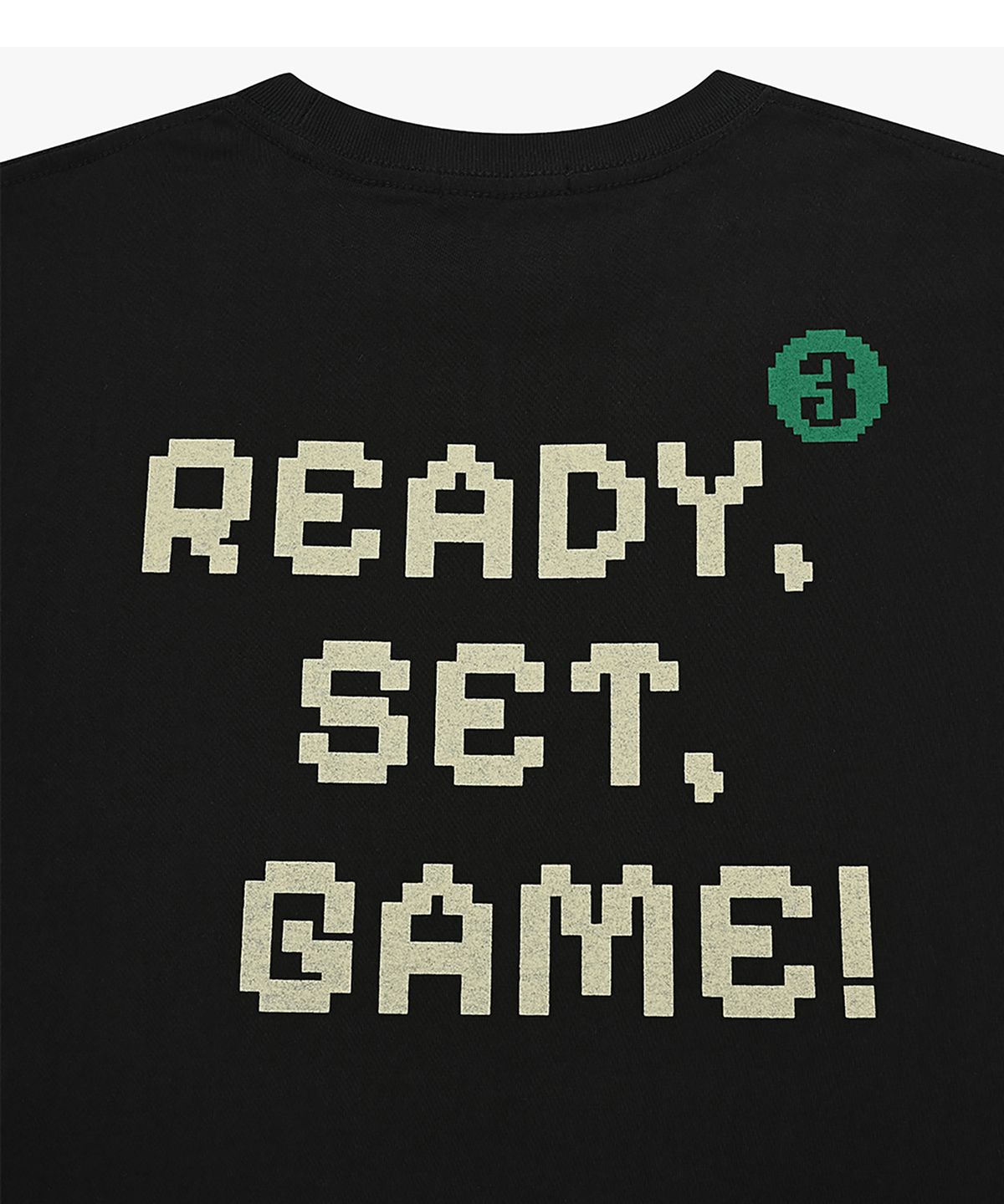 트리마치(TRIMARCH) Tri Oversized Long Sleeve print t-shirt Black