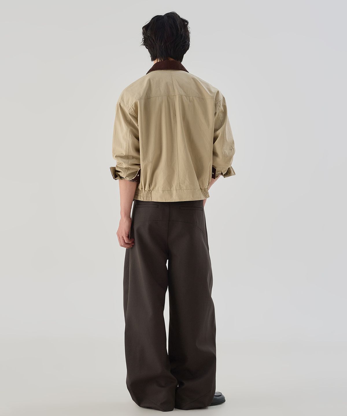 오우사(OWSA) 카라 배색 트러커 자켓 3color