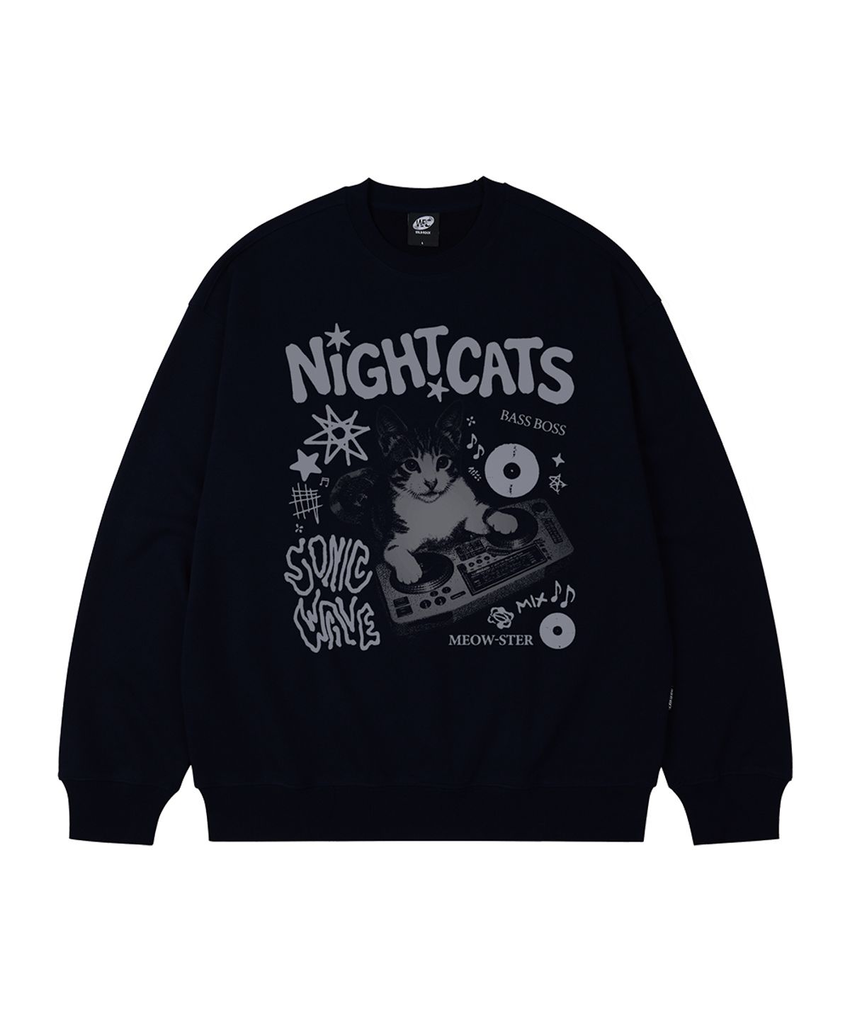 와일드락(WILDROCK) DJ CAT 오버핏 맨투맨_9 COL