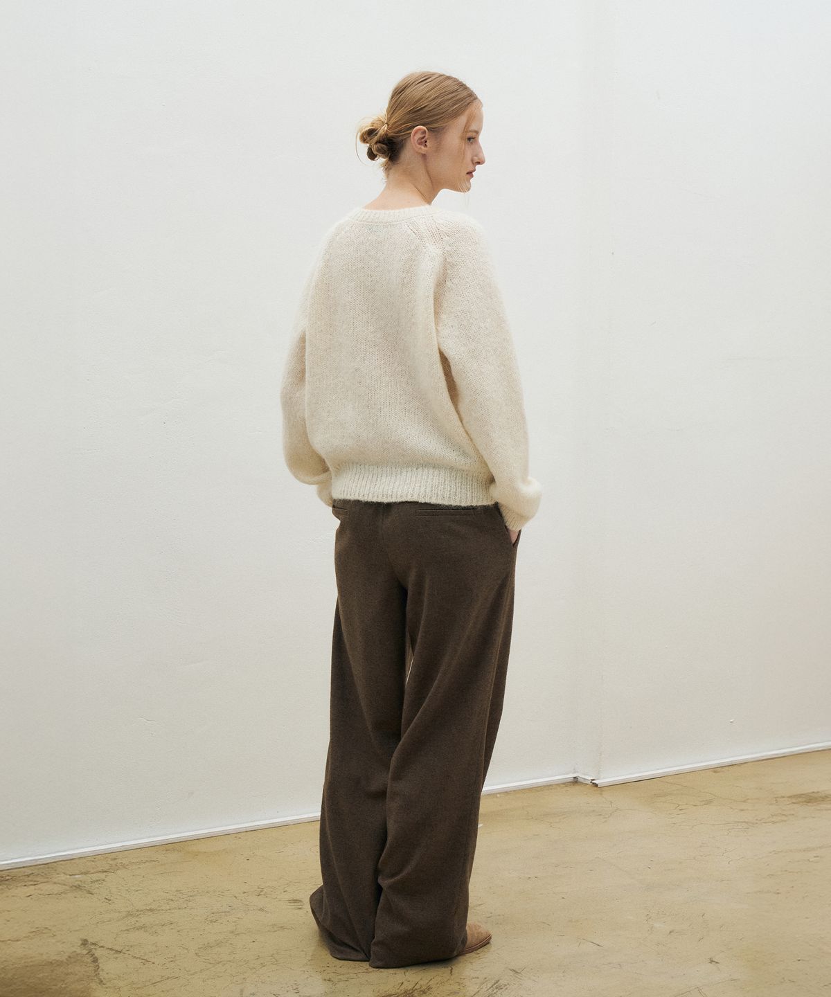 라메레이(LAMEREI) Wool Banding String Pants[LMBEWIPT503]-2color
