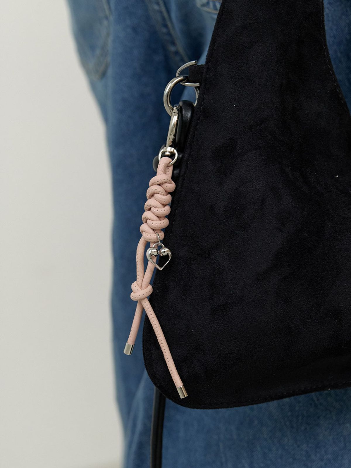 러브미몬스터(LOVE ME MONSTER) Mont Leather Braid Knot Keyring (L253MSG020)