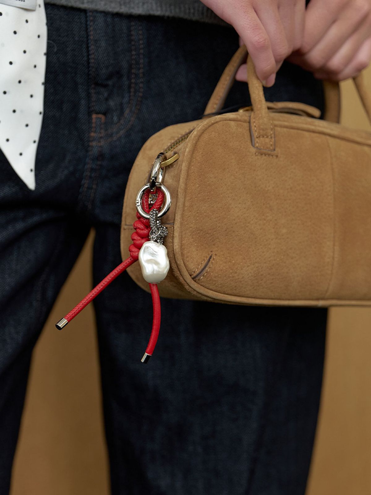 러브미몬스터(LOVE ME MONSTER) Mont Leather Knot Keyring (L253MSG030)