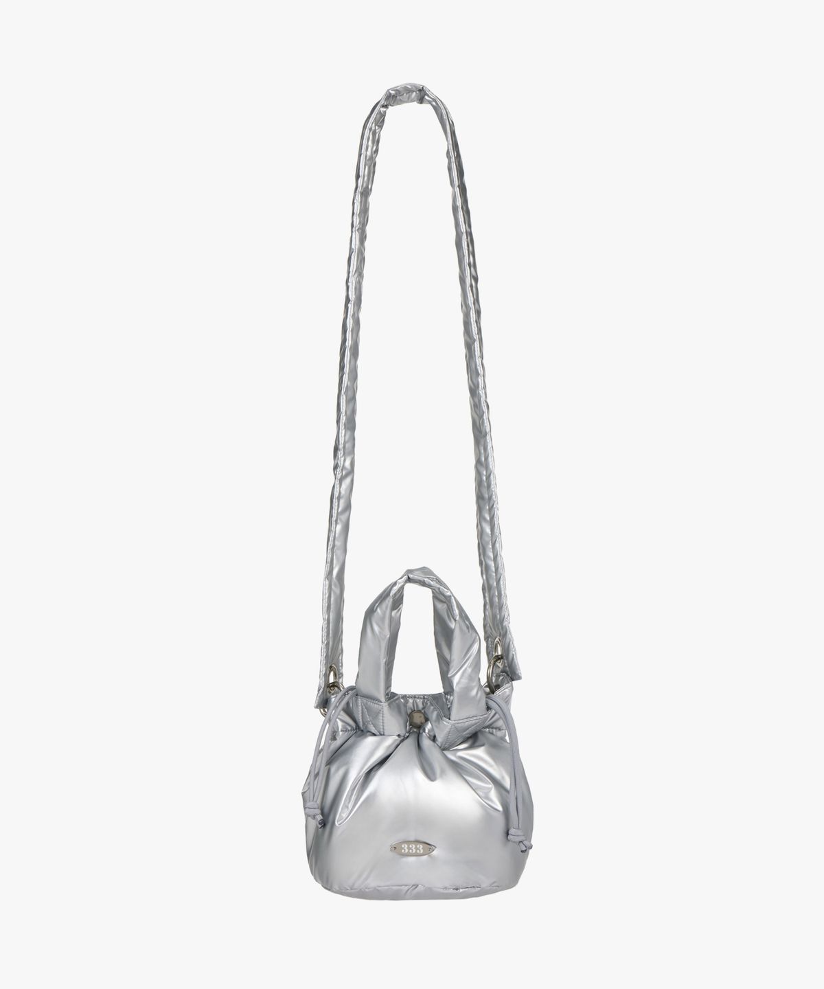 트리마치(TRIMARCH) Padded Bucket Bag / Silver