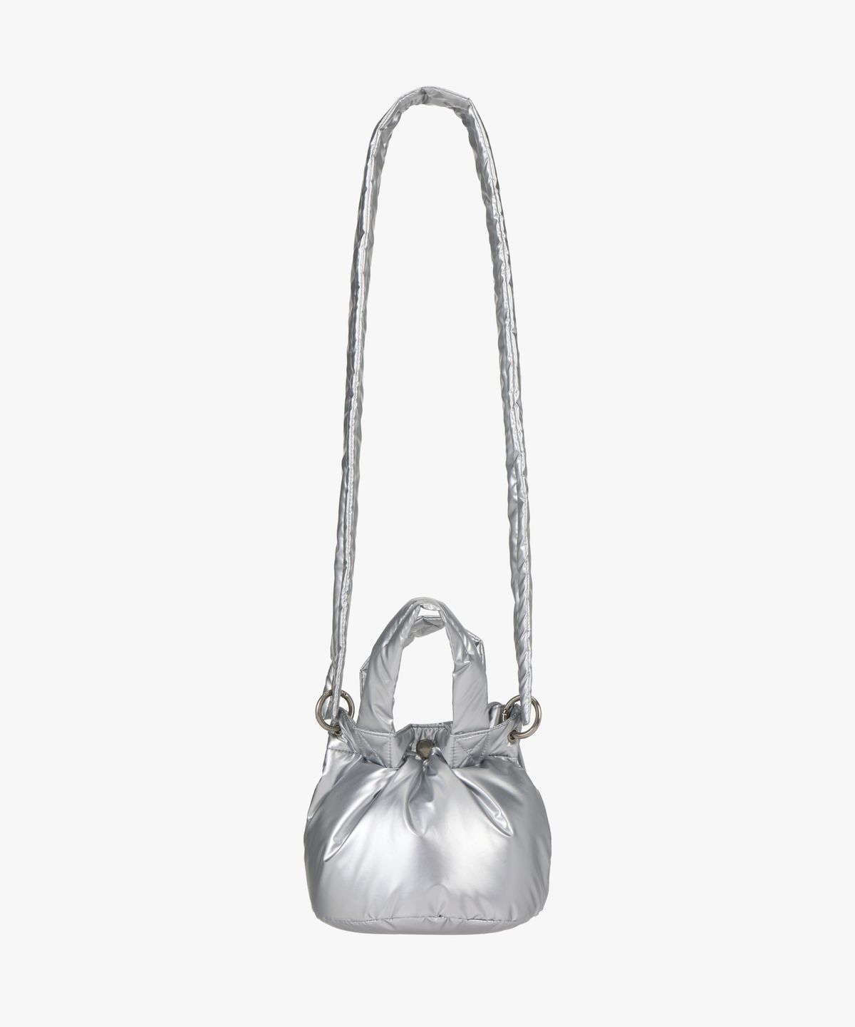 트리마치(TRIMARCH) Padded Bucket Bag / Silver