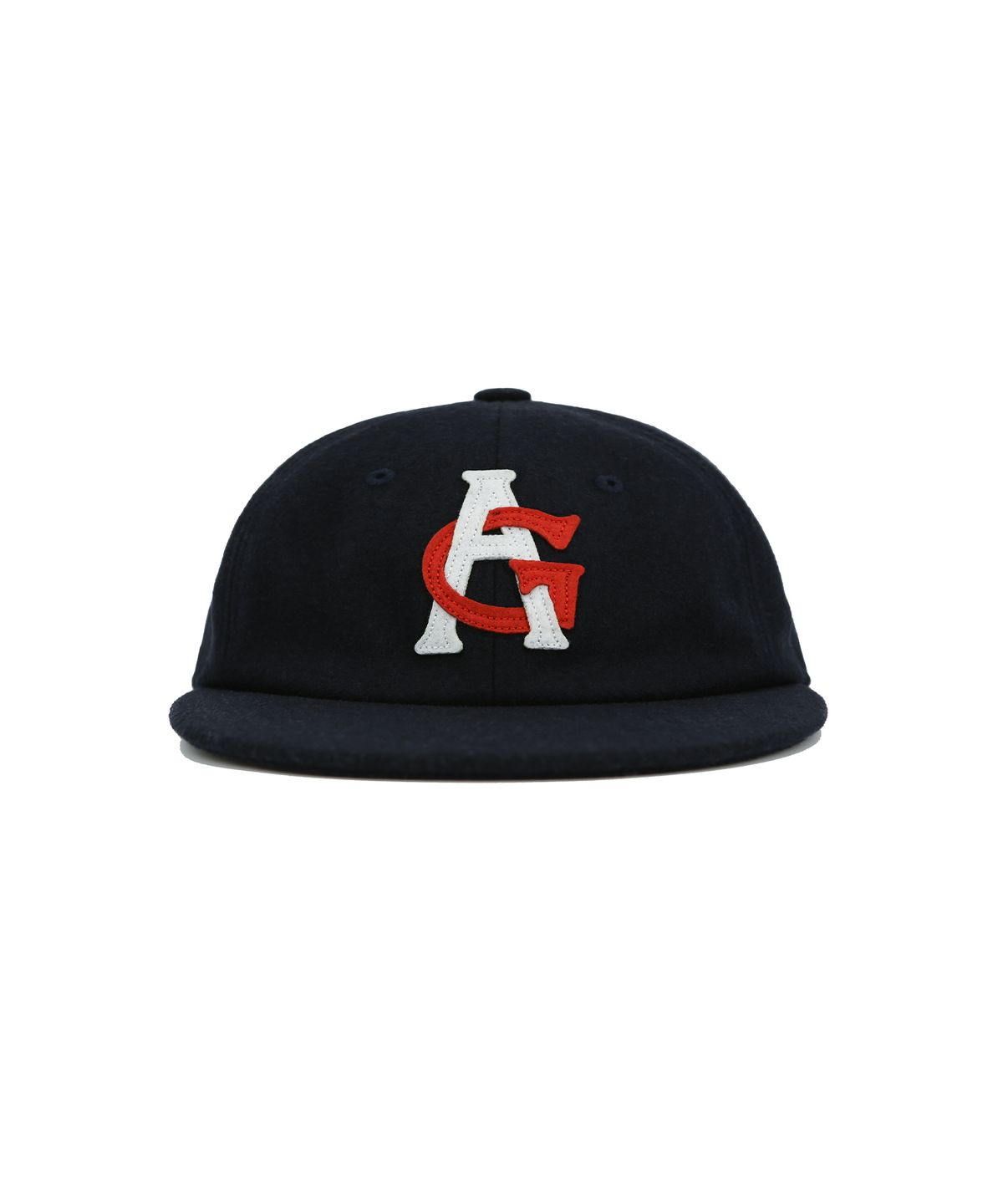 앵글런(ANGLAN) AG Wool-Blend Ball Cap - Navy