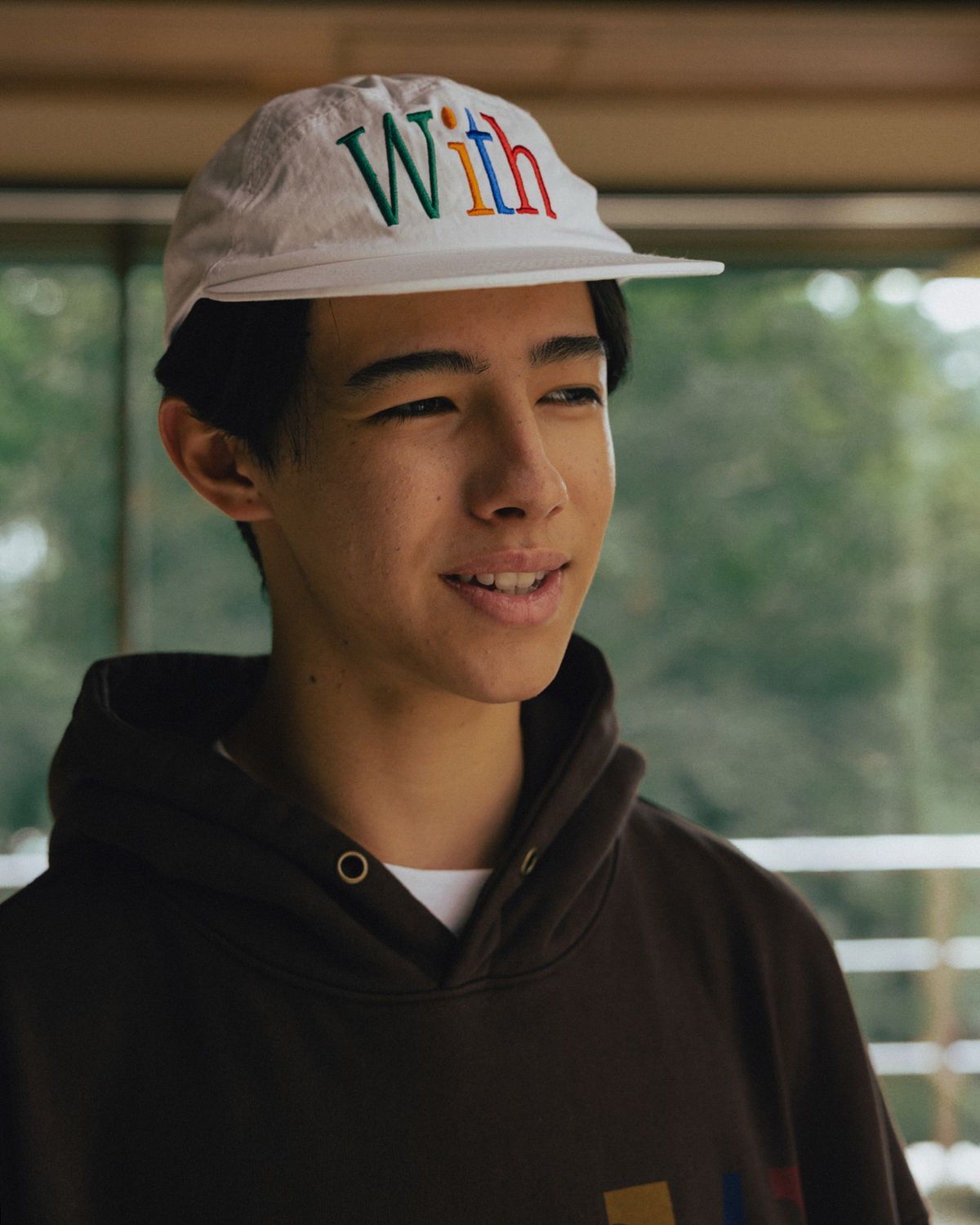 앵글런(ANGLAN) With 7-Panel Cap - White